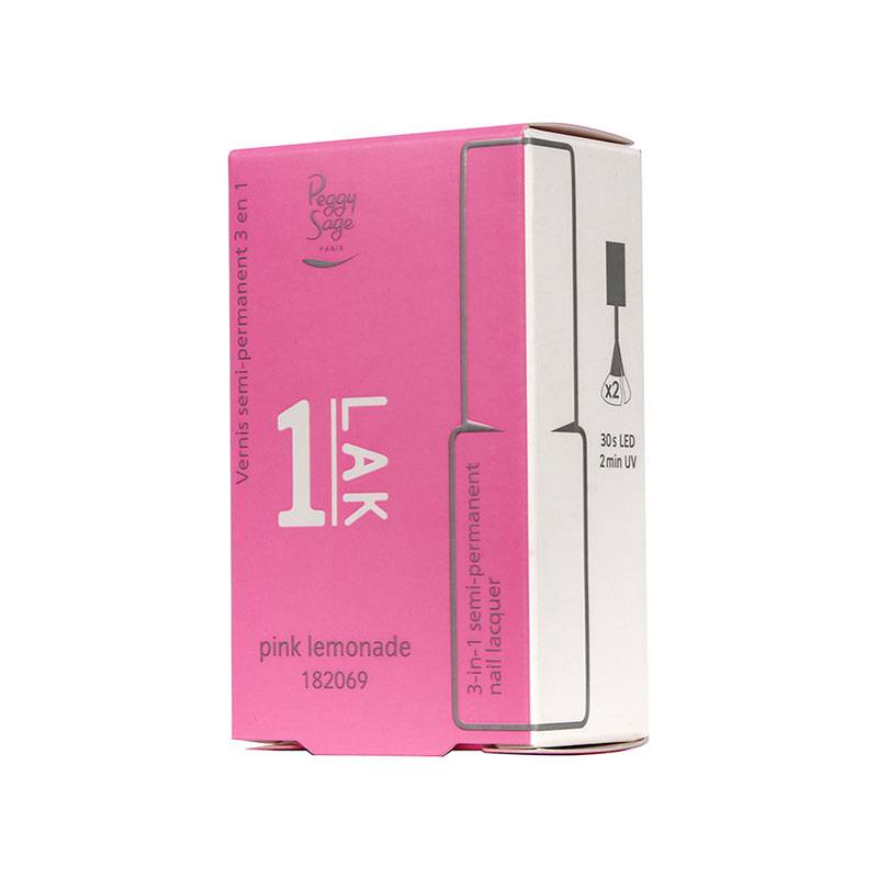 Vernis semi-permanent 1-LAK - Pink lemonade de la marque Peggy Sage Contenance 5ml - 2