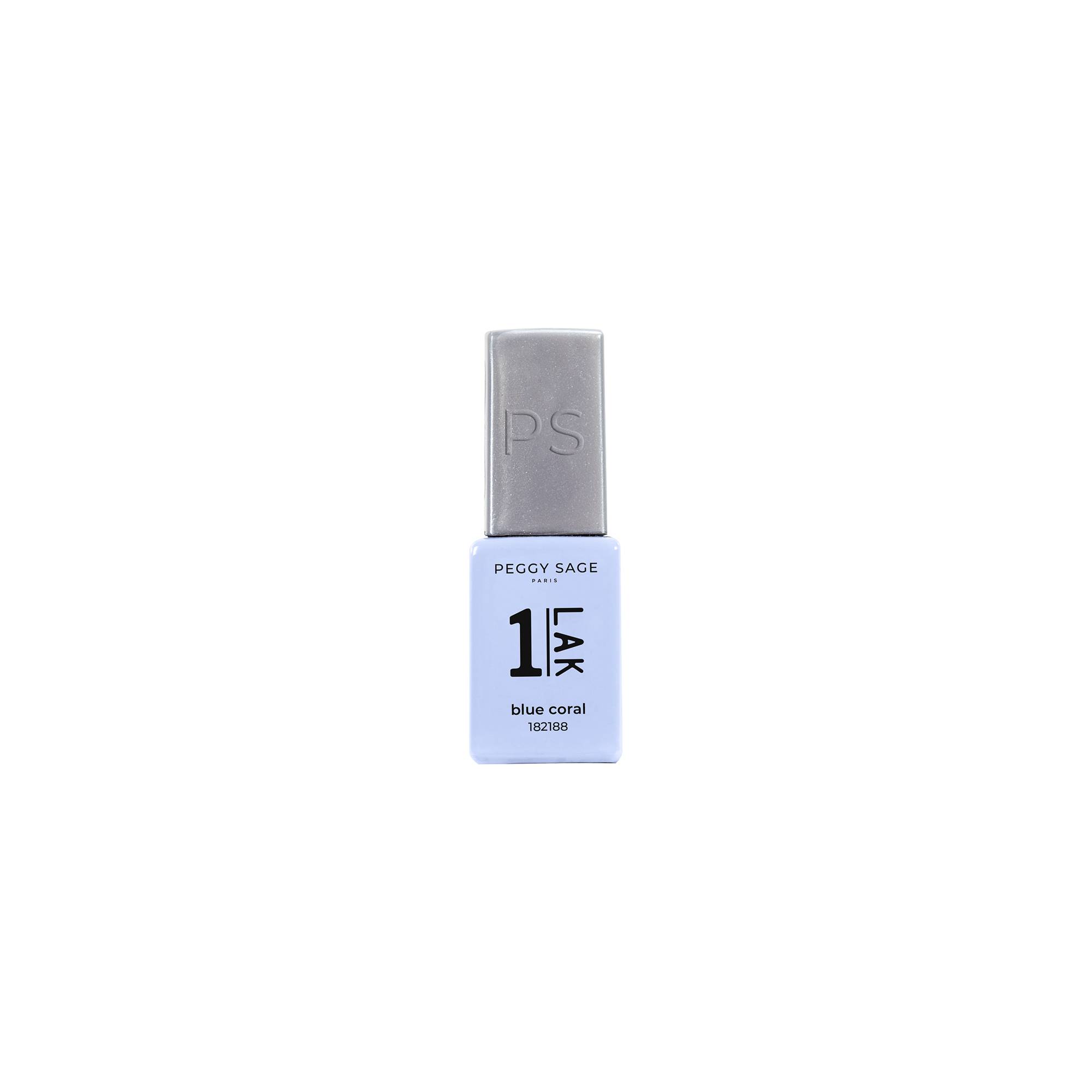 Vernis semi-permanent 1-LAK - Blue Coral de la marque Peggy Sage Contenance 5ml - 1