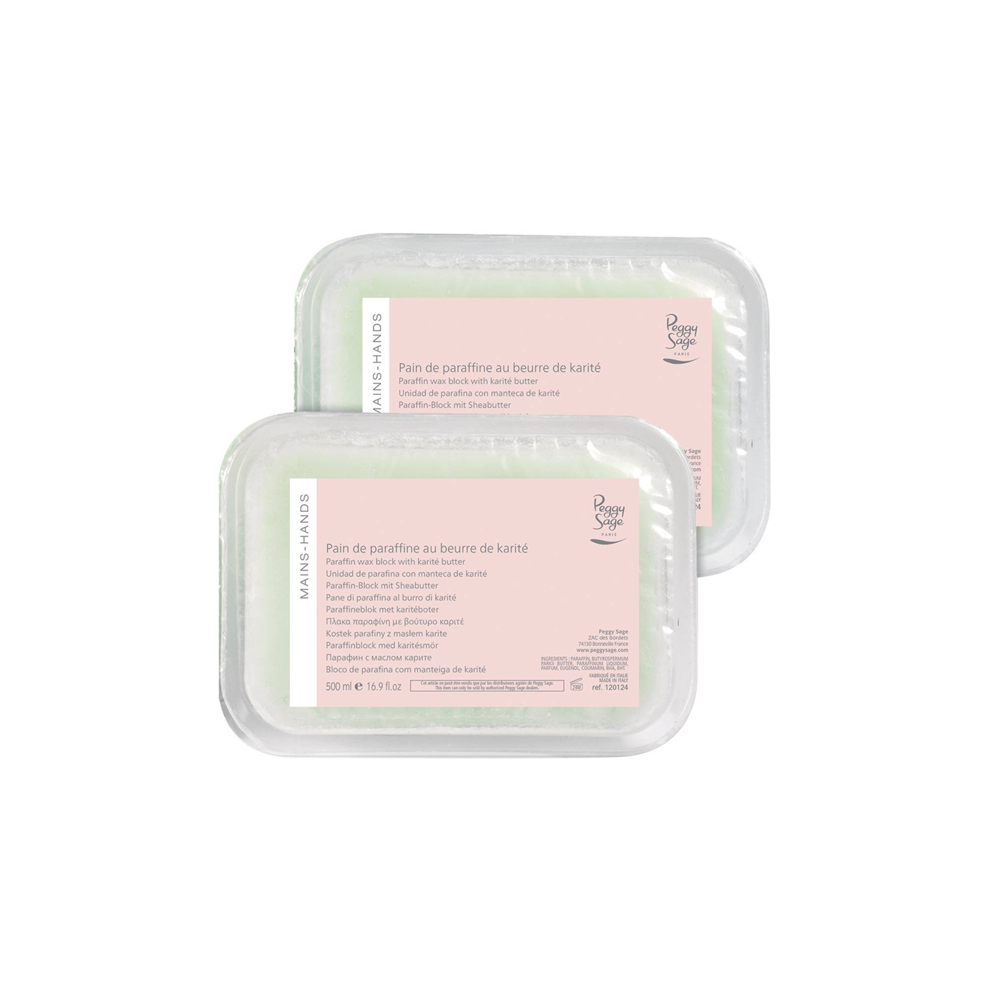 Pains de paraffine beurre de karité x2 de la marque Peggy Sage - 1