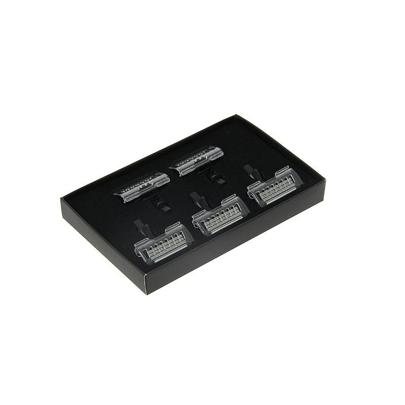 Set de 5 têtes magnétiques à 6 lames de la marque Pure Men Tolerance - 1