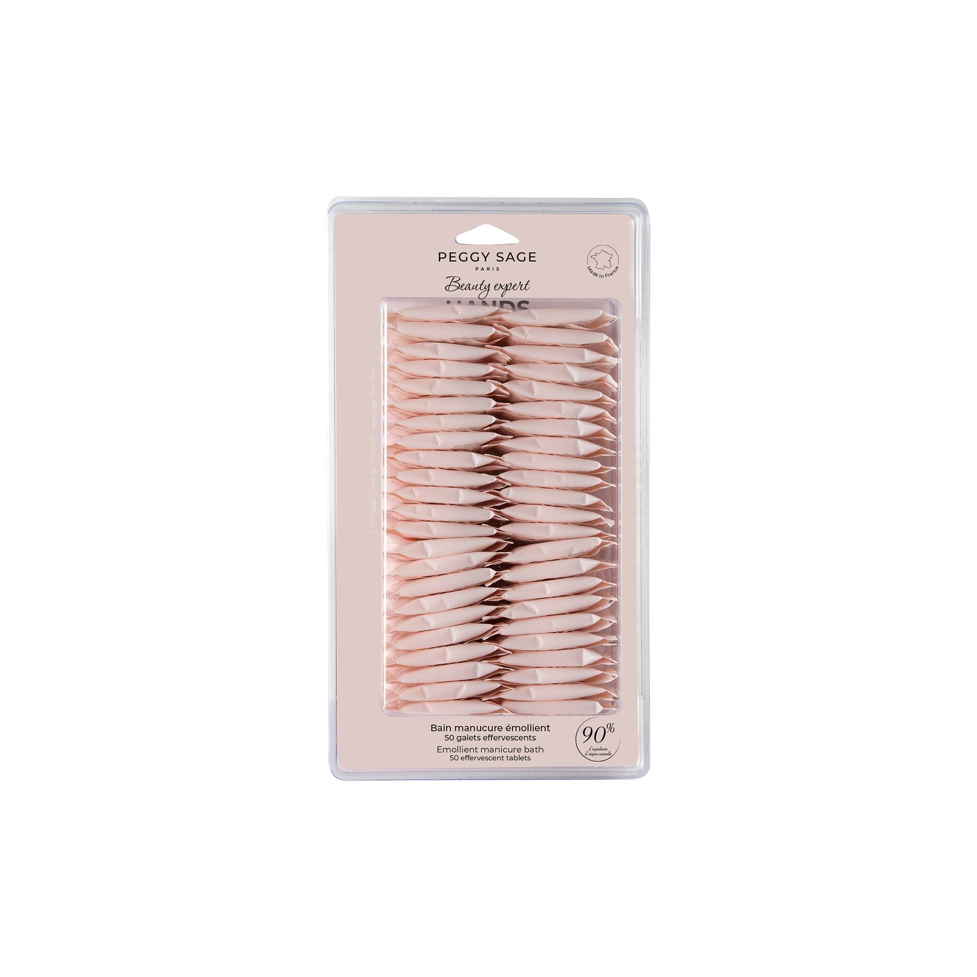 Bain manucure émollient 50 galets effervescents Beauty Expert Hands de la marque Peggy Sage - 1
