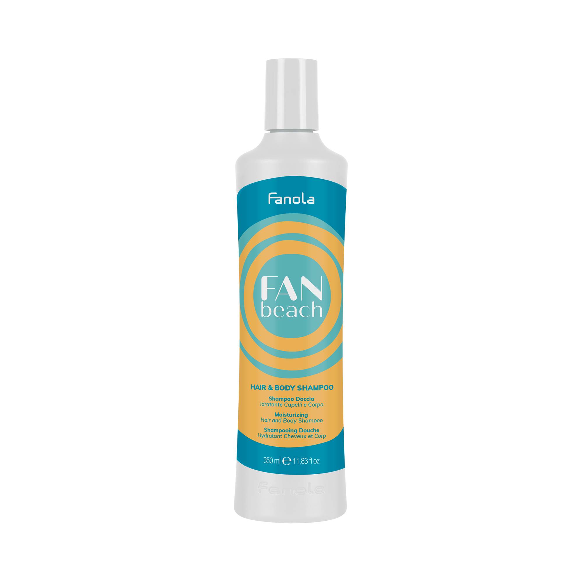 Shampoing douche hydratant Cheveux et corps FanBeach de la marque Fanola Contenance 350ml - 1