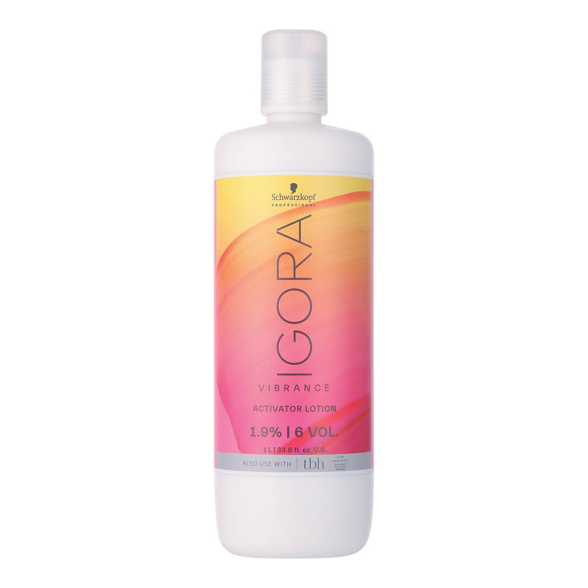 Lotion activatrice 1,9% Igora Vibrance – précision, fluidité de la marque Schwarzkopf Professional Contenance 1000ml - 1