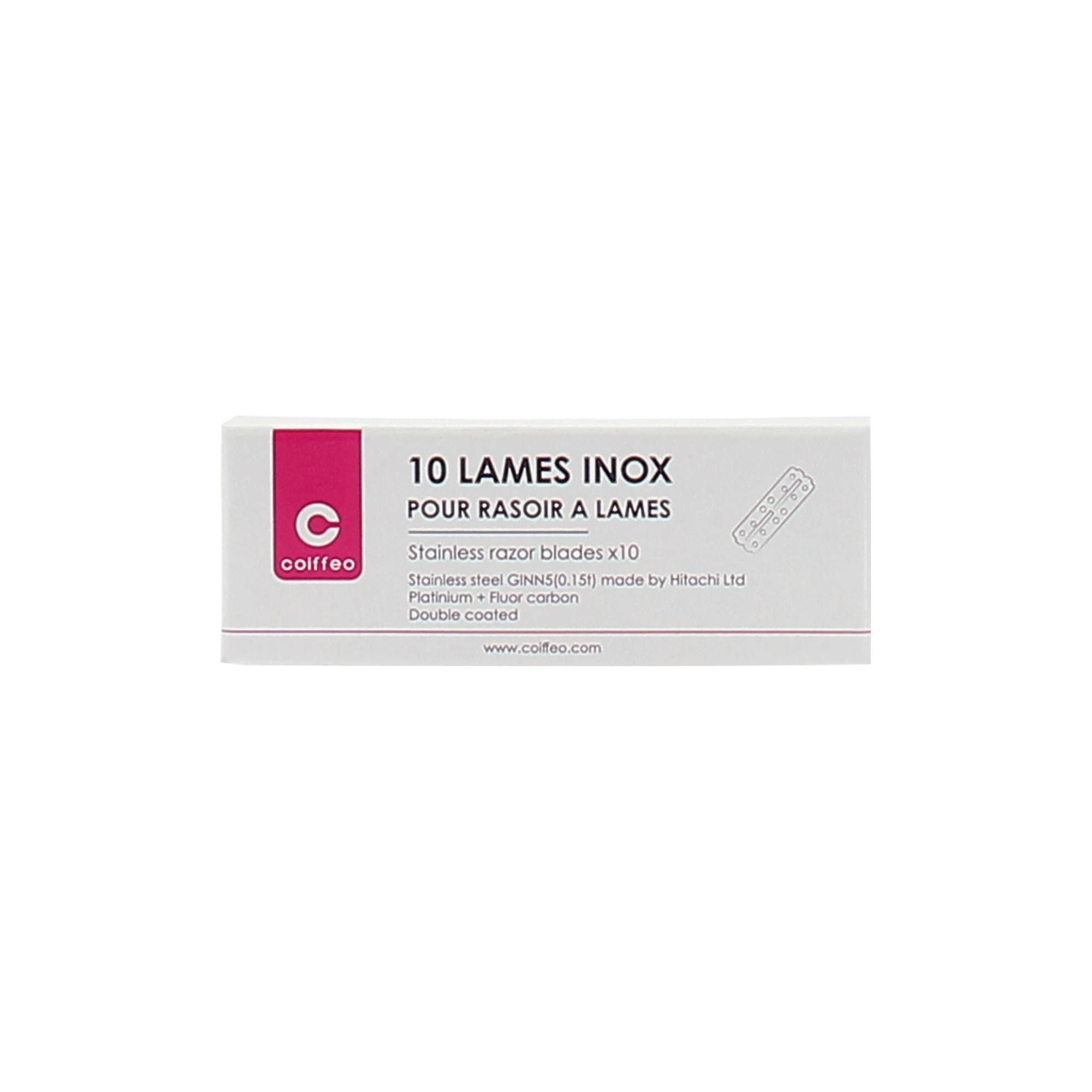 Lames de rasoir x10 de la marque Coiffeo - 1