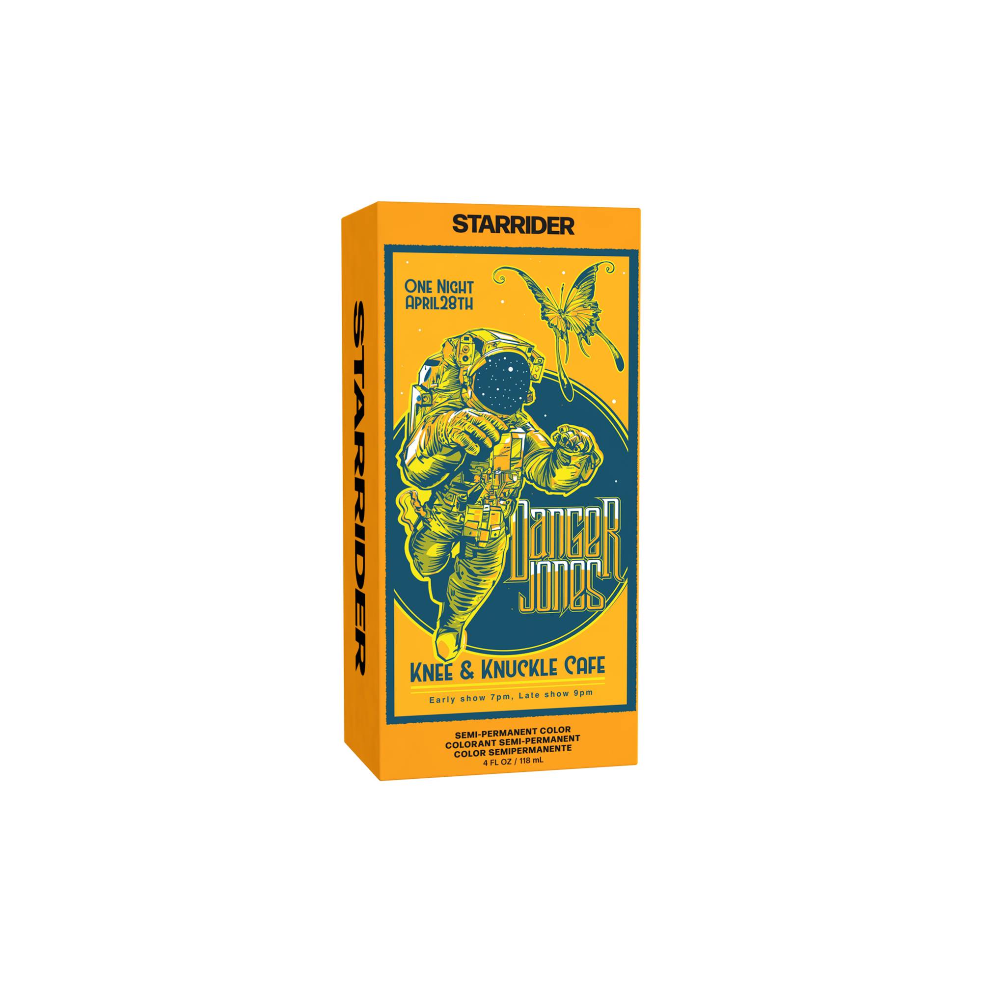 Coloration semi-permanente Starrider jaune de la marque Danger Jones Contenance 118ml - 1