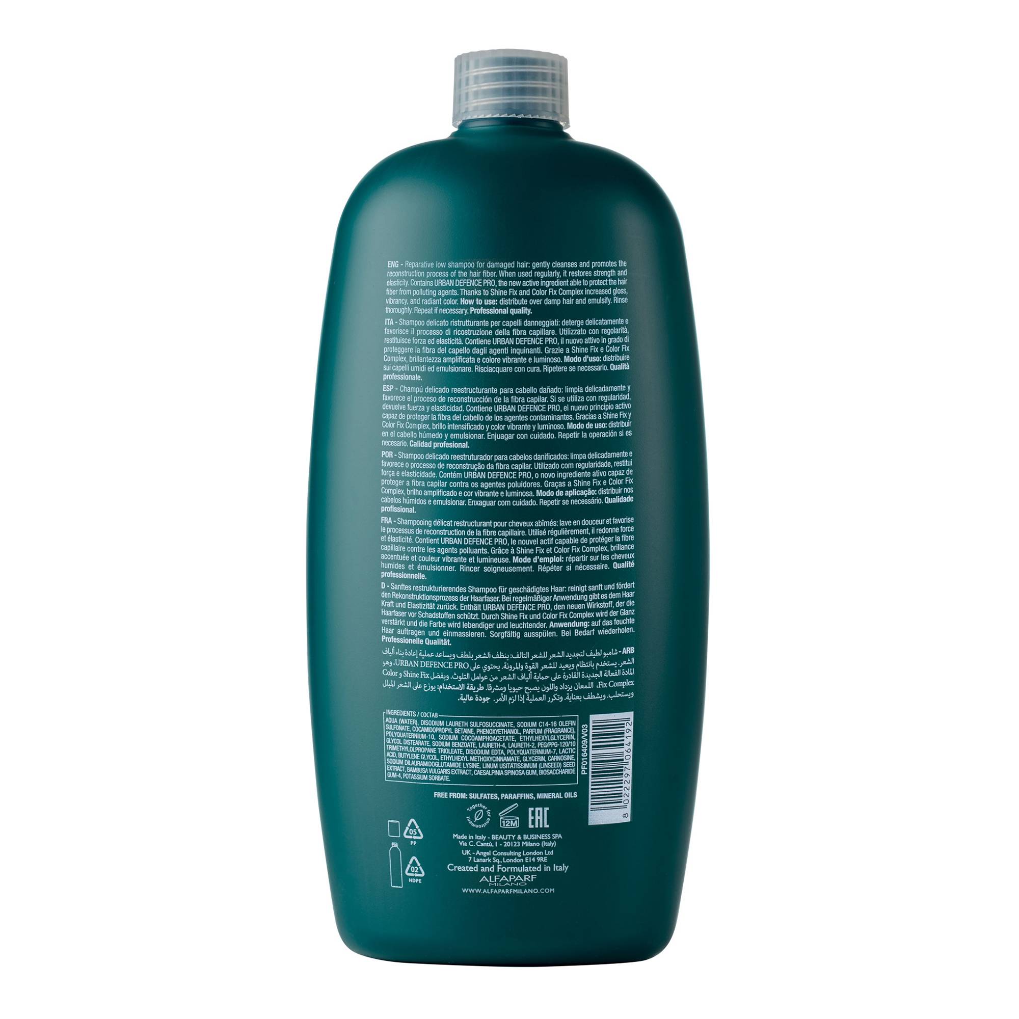 Shampoing restructurant délicat Reconstruction de la marque Alfaparf Milano Contenance 1000ml - 2