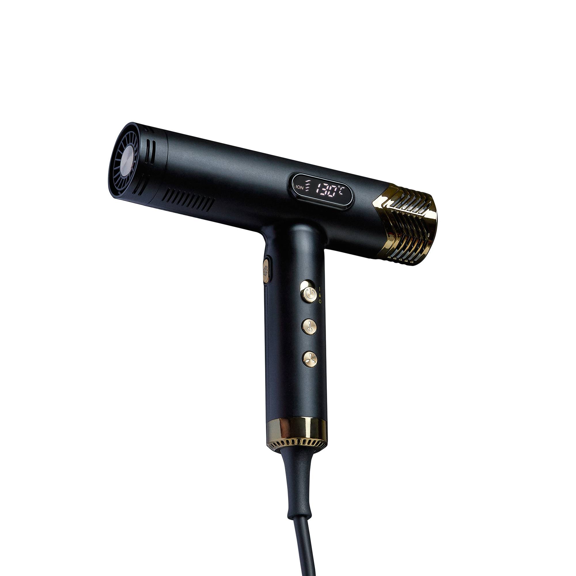 Sèche-cheveux Divine édition Black & Gold de la marque Swissliss Contenance 293g - 1