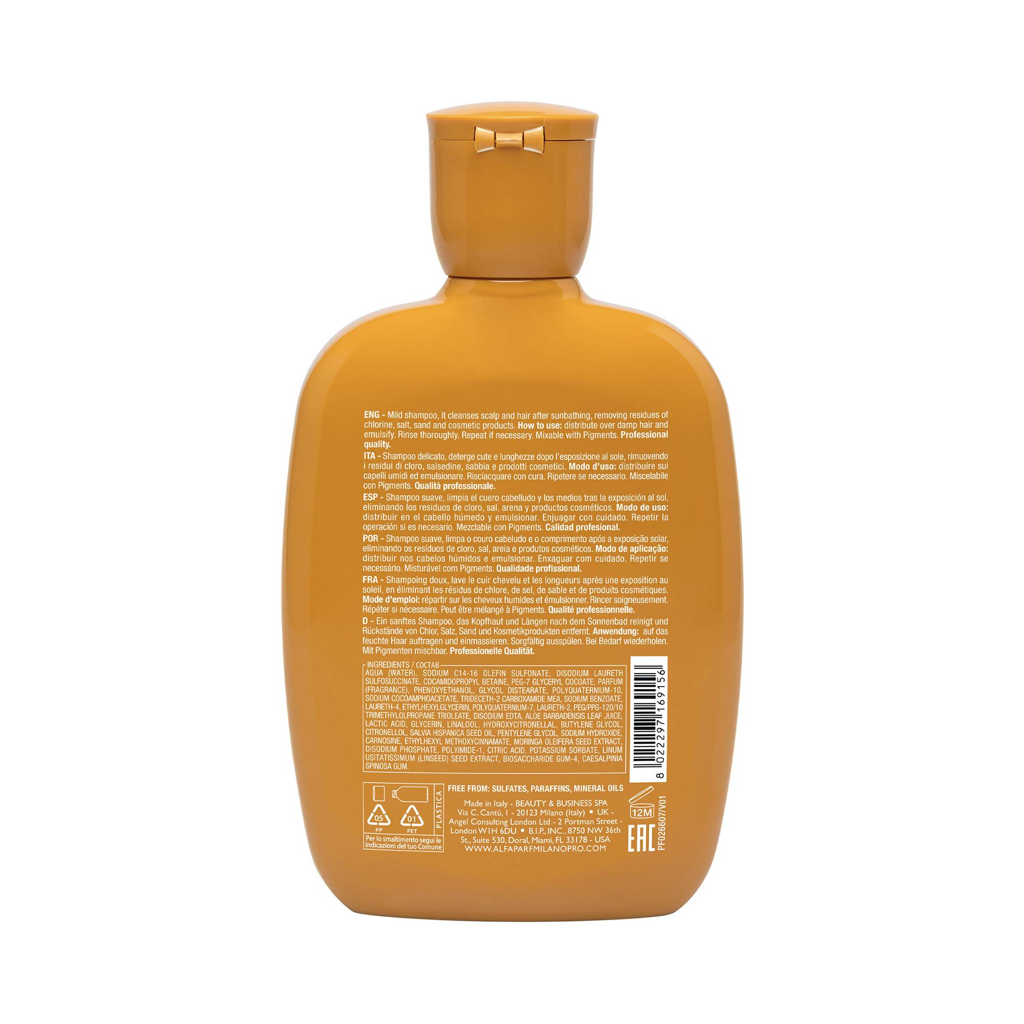 Shampoing doux après-soleil Semi Di lino Sunshine de la marque Alfaparf Milano Contenance 250ml - 2