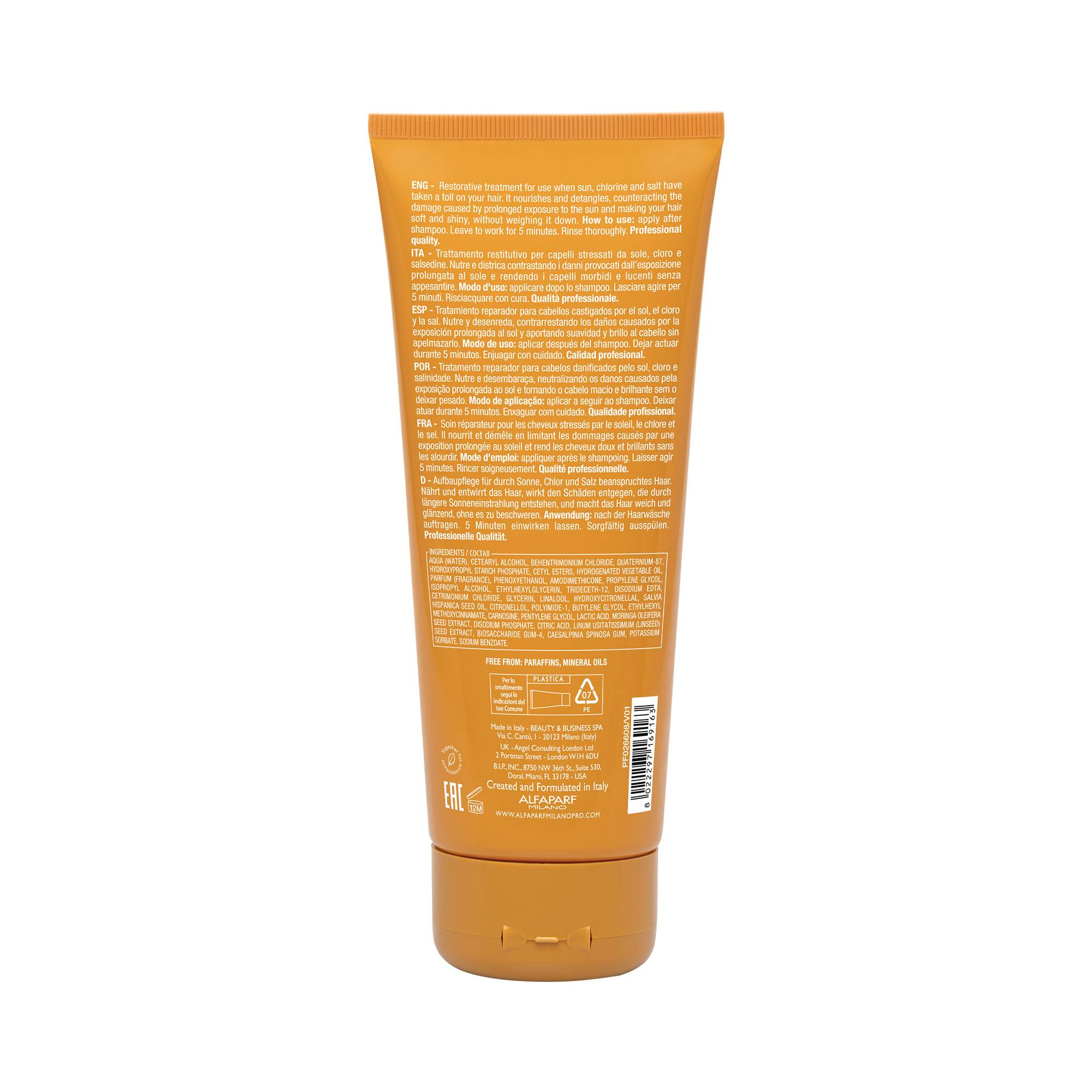 Baume après-soleil Semi Di lino Sunshine de la marque Alfaparf Milano Contenance 200ml - 2