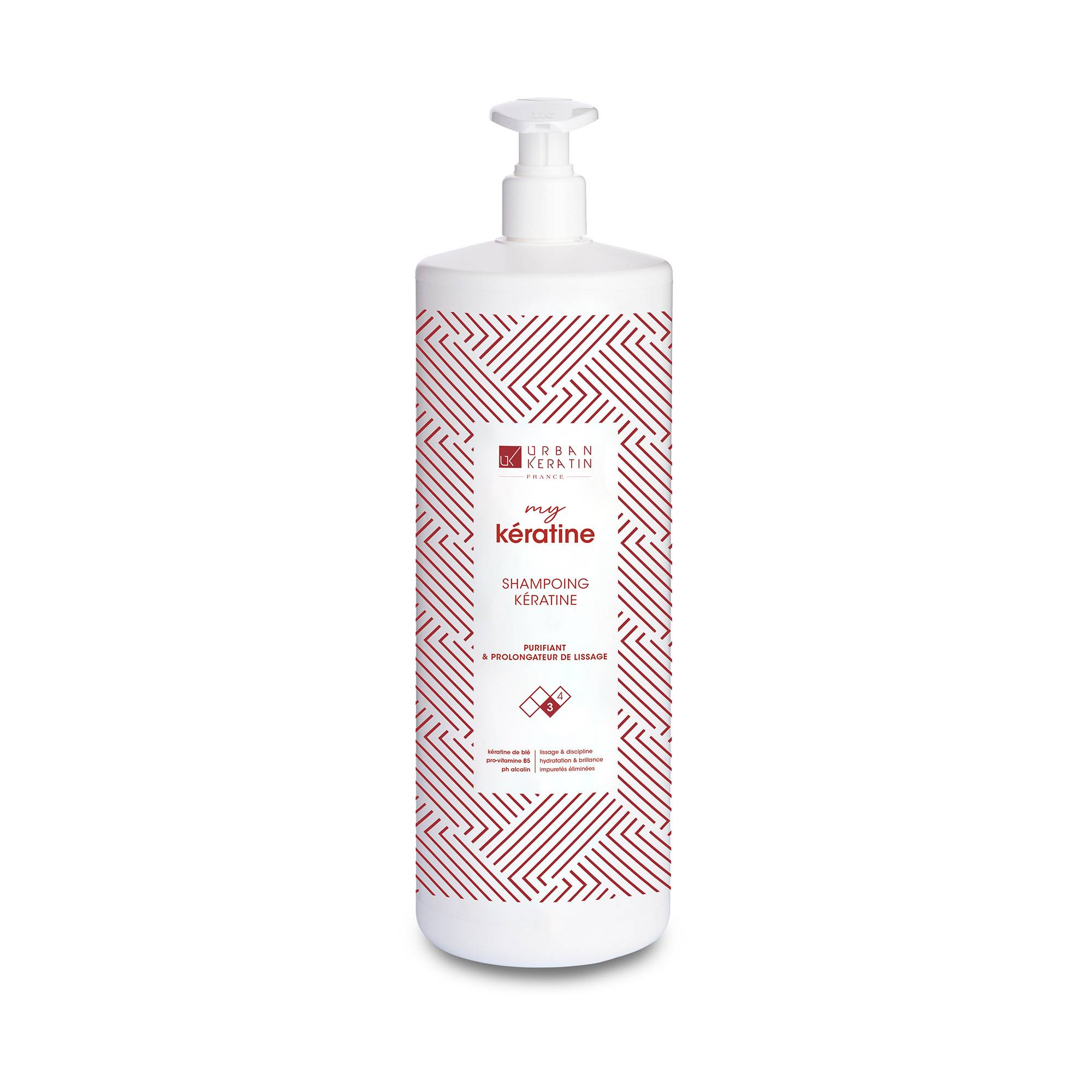 Shampoing Soin My Keratine 3 de la marque Urban Keratin Contenance 1000ml - 1