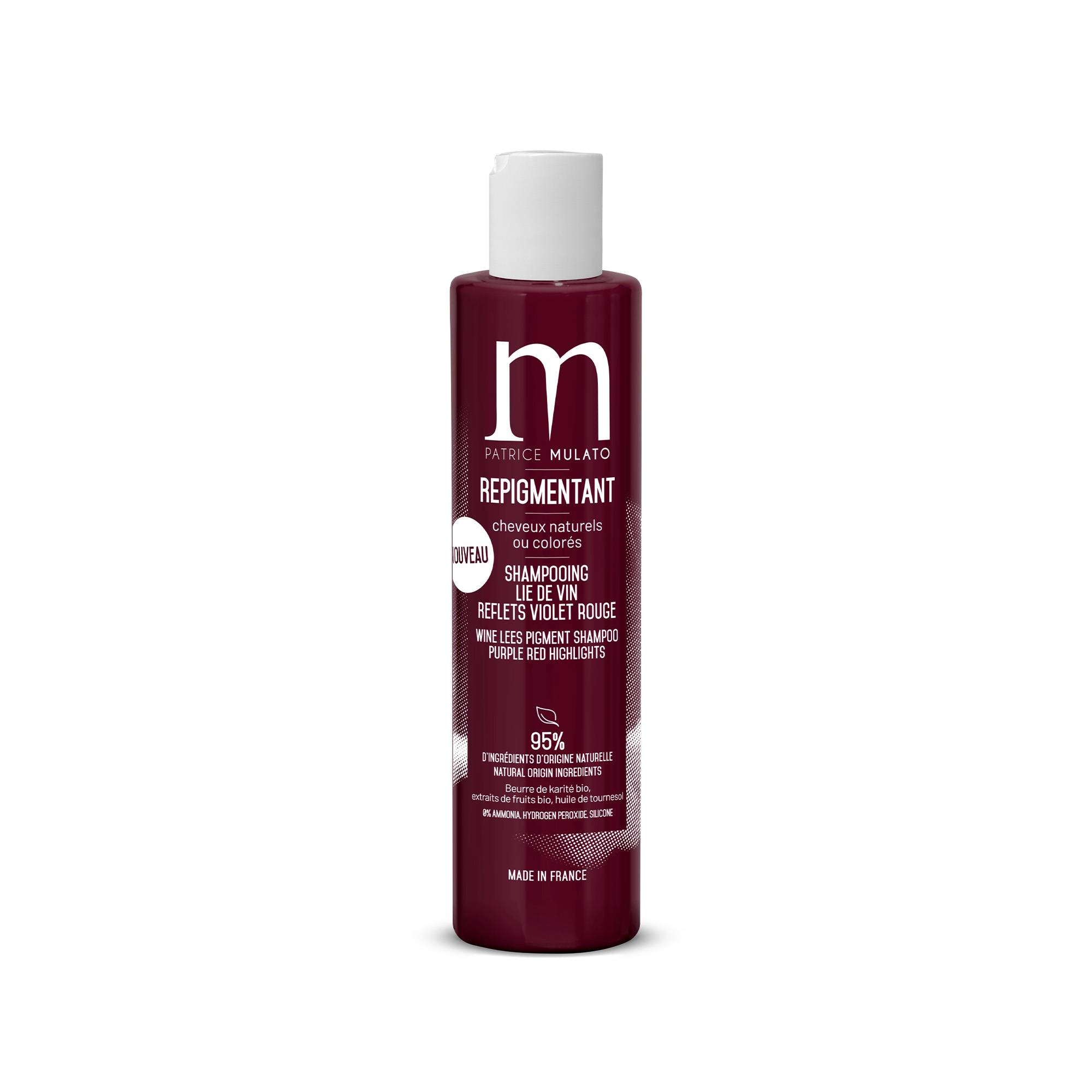 Shampoing Repigmentant Lie de Vin de la marque Mulato Contenance 200ml - 1