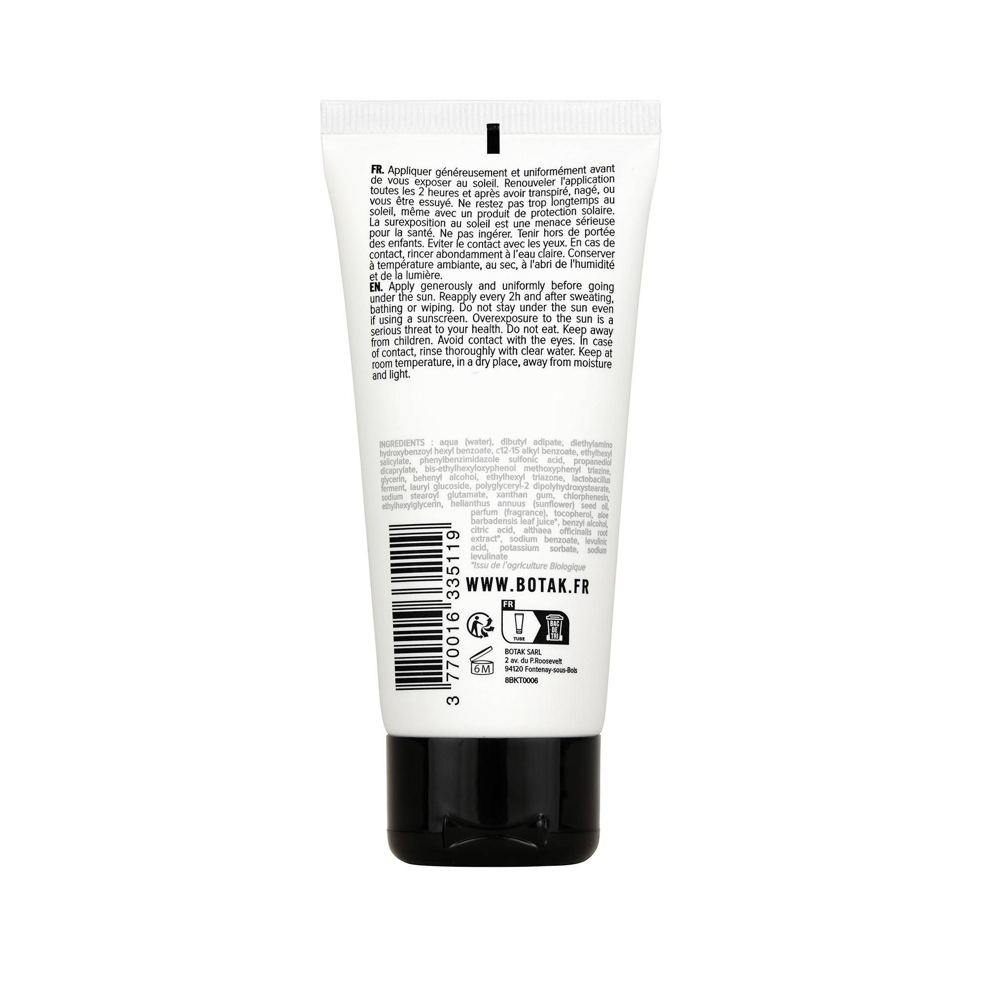 Crème Solaire SPF50 pour Crâne Rasé/Tondu de la marque Botak Contenance 50ml - 2