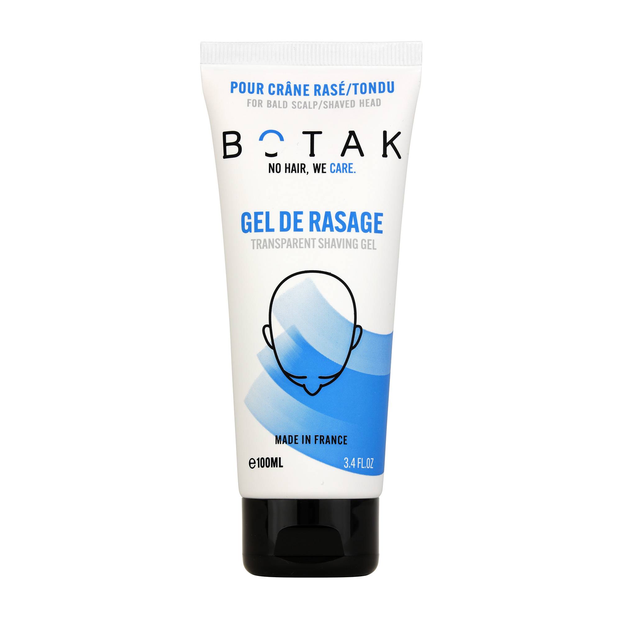 Gel de rasage pour crâne rasé de la marque Botak Contenance 100ml - 1