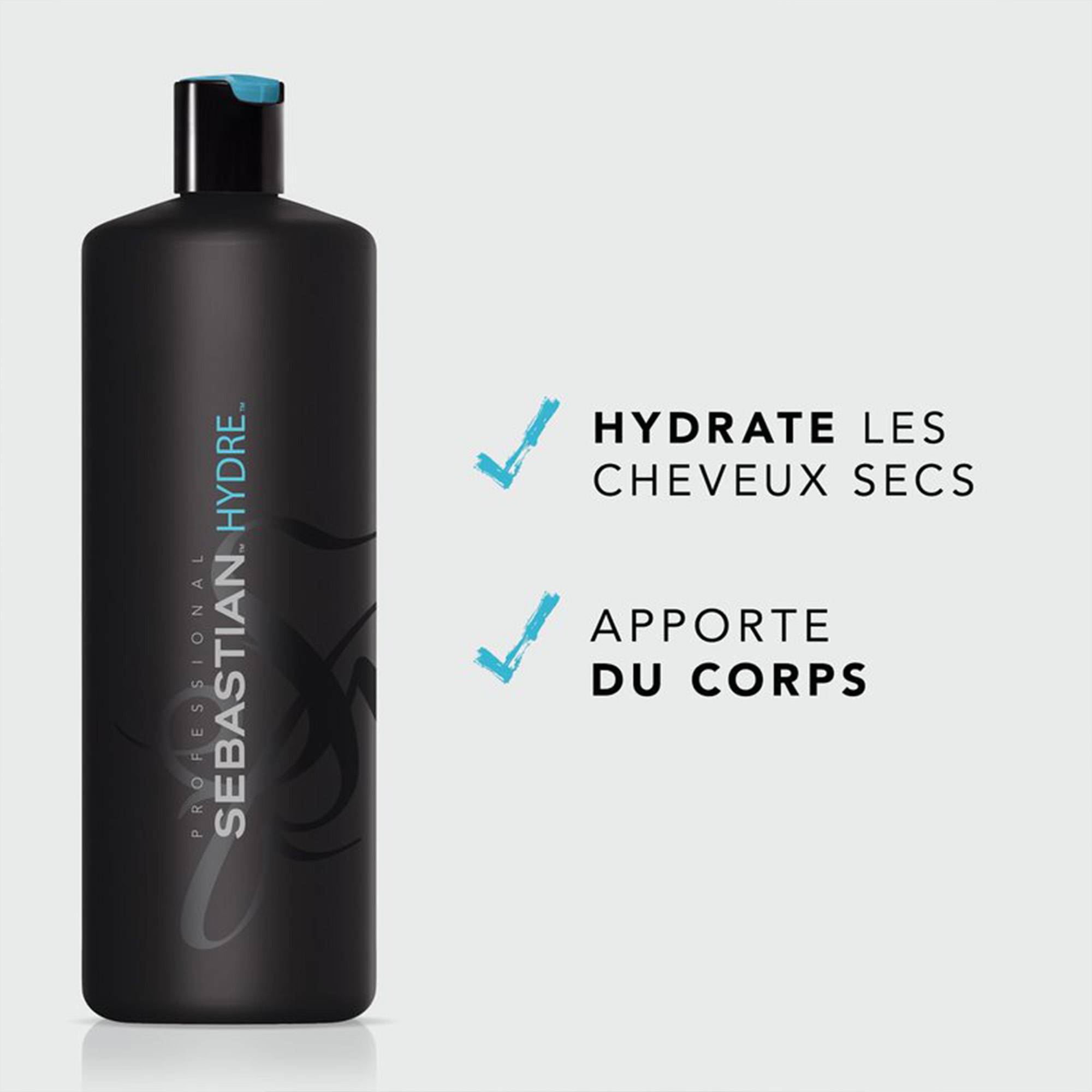 Shampoing hydratant Hydre de la marque Sebastian Professional Contenance 1000ml - 4