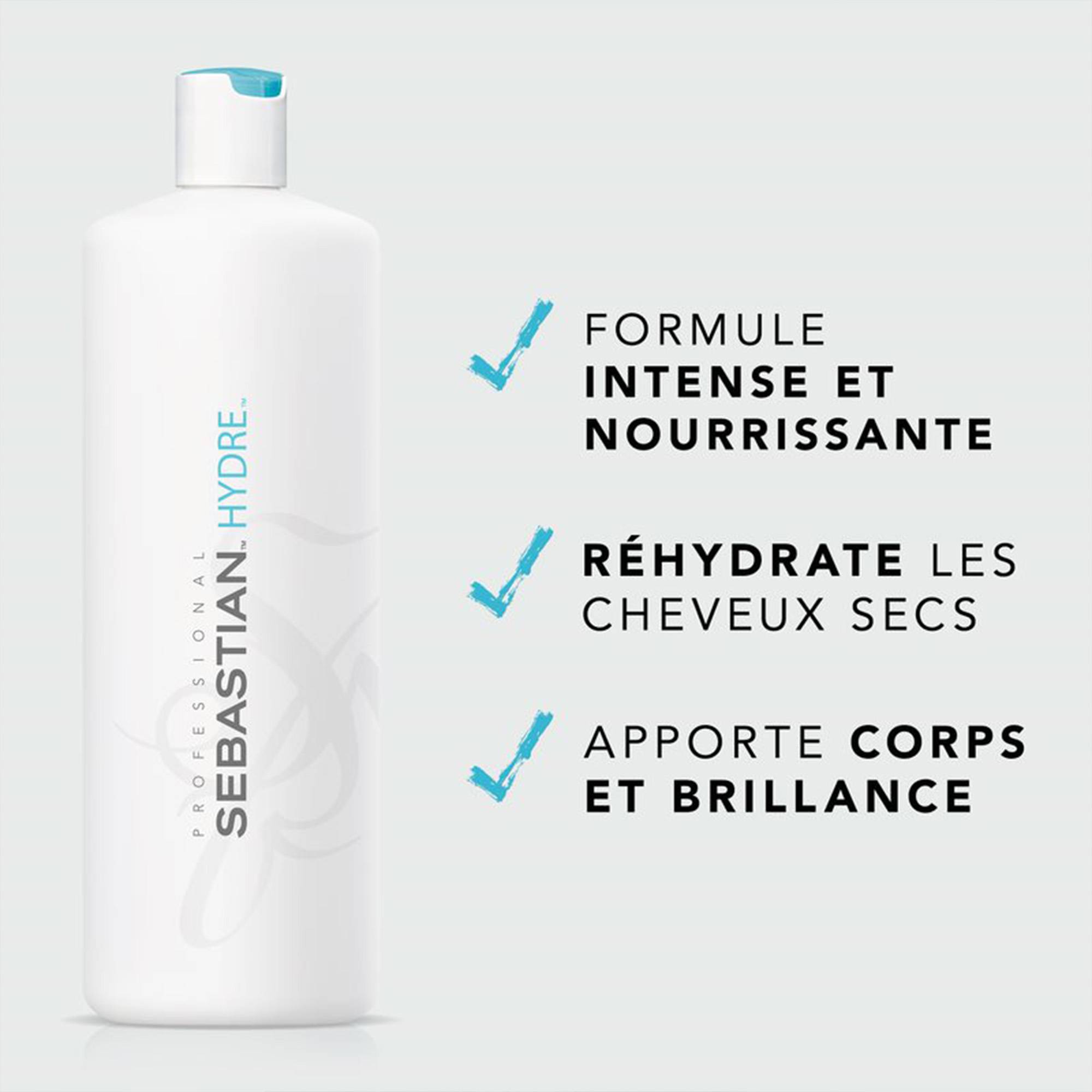 Après-shampoing hydratant Hydre de la marque Sebastian Professional Contenance 1000ml - 4