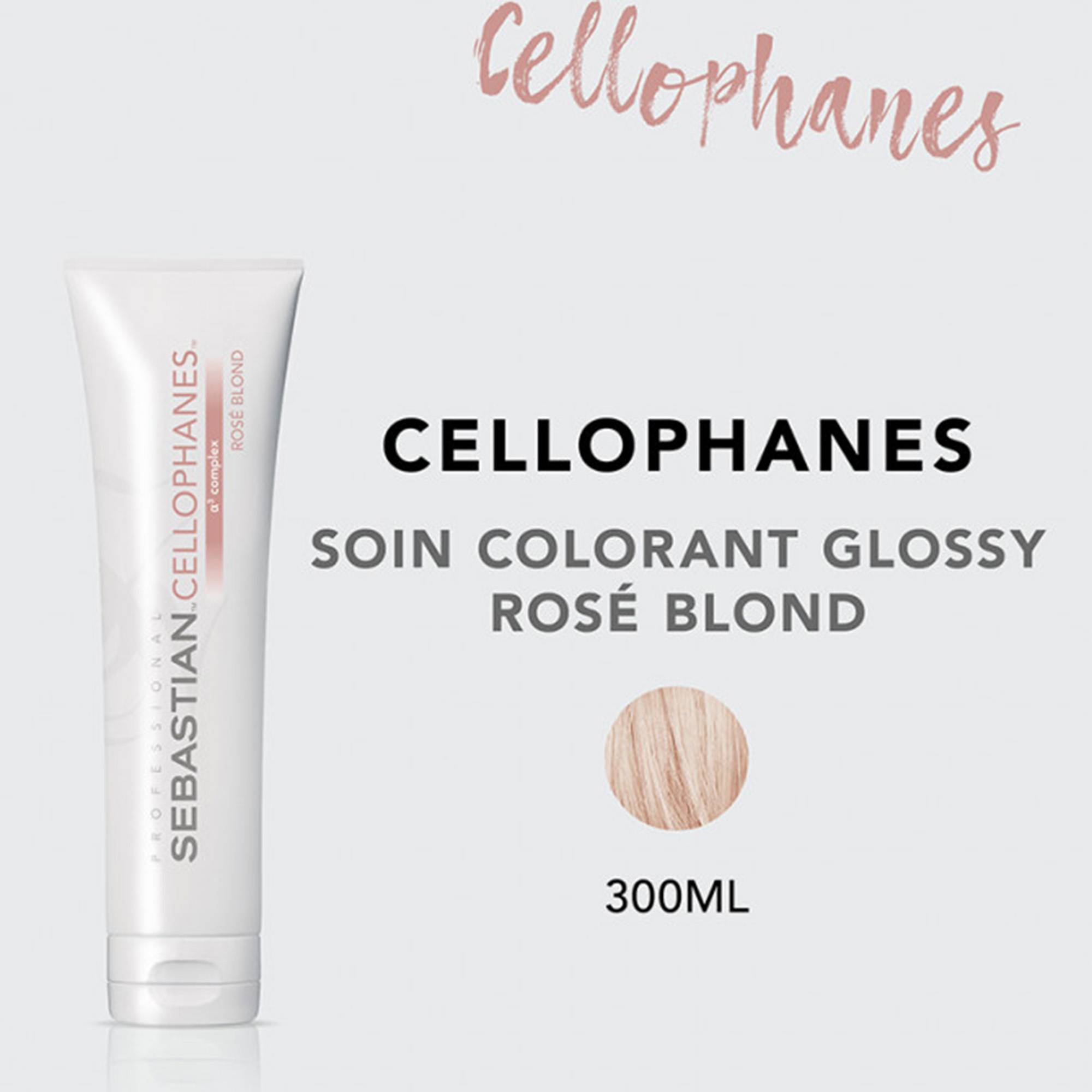 Soin colorant Cellophanes Rosé Blond de la marque Sebastian Professional - 2