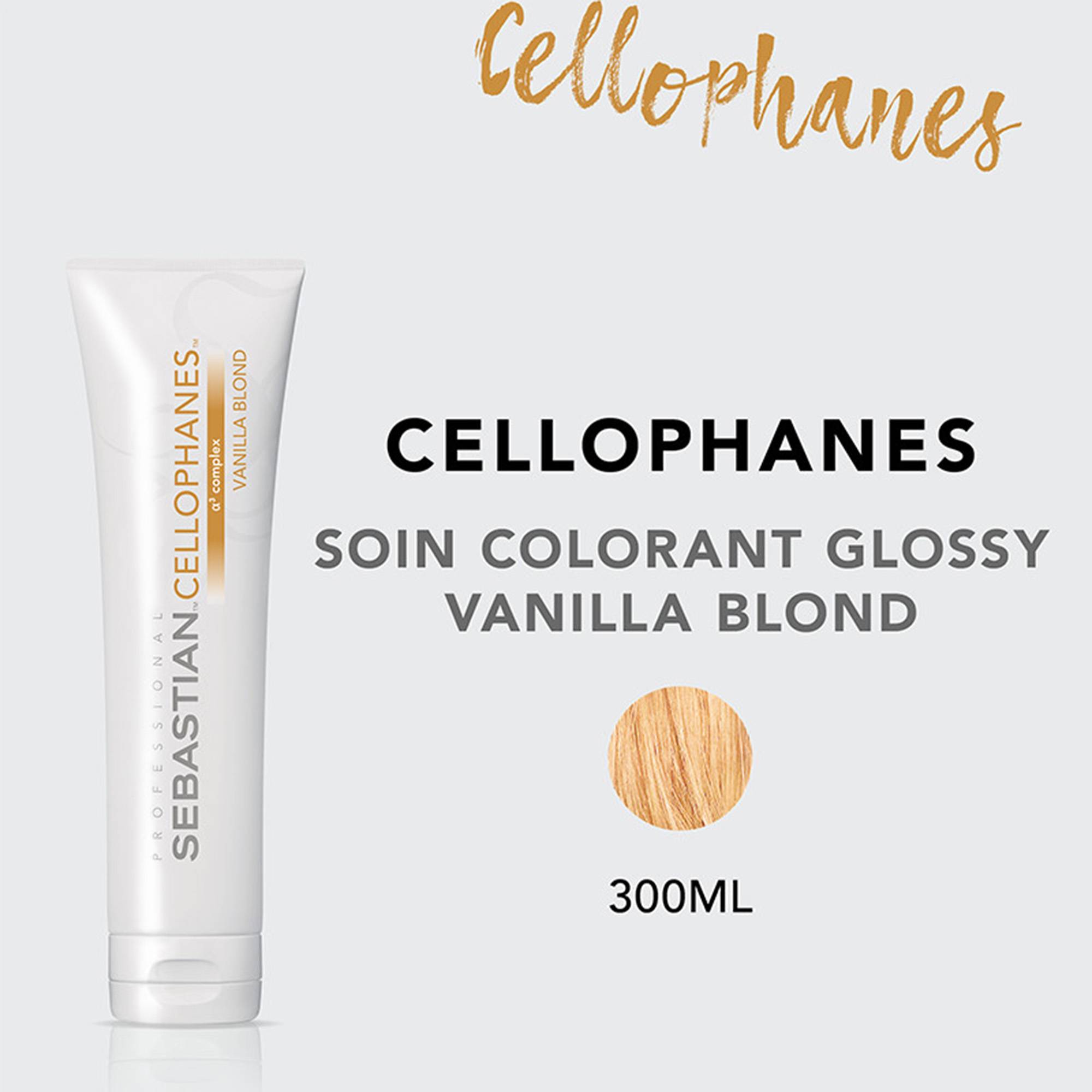 Soin colorant Cellophanes Vanillia Blond de la marque Sebastian Professional - 2