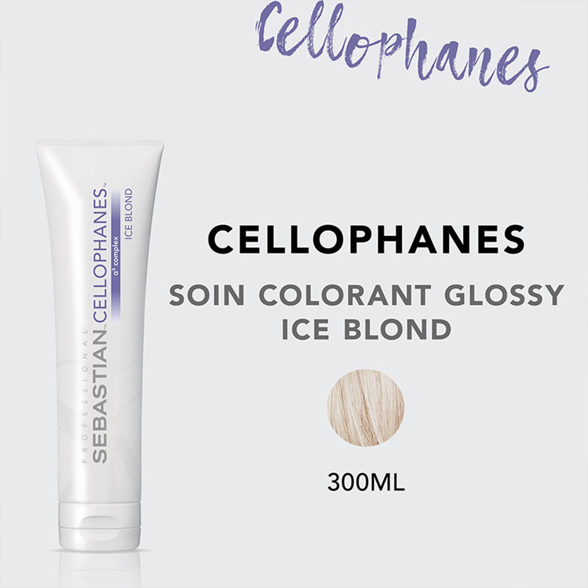 Soin colorant Cellophanes Ice Blond de la marque Sebastian Professional - 2