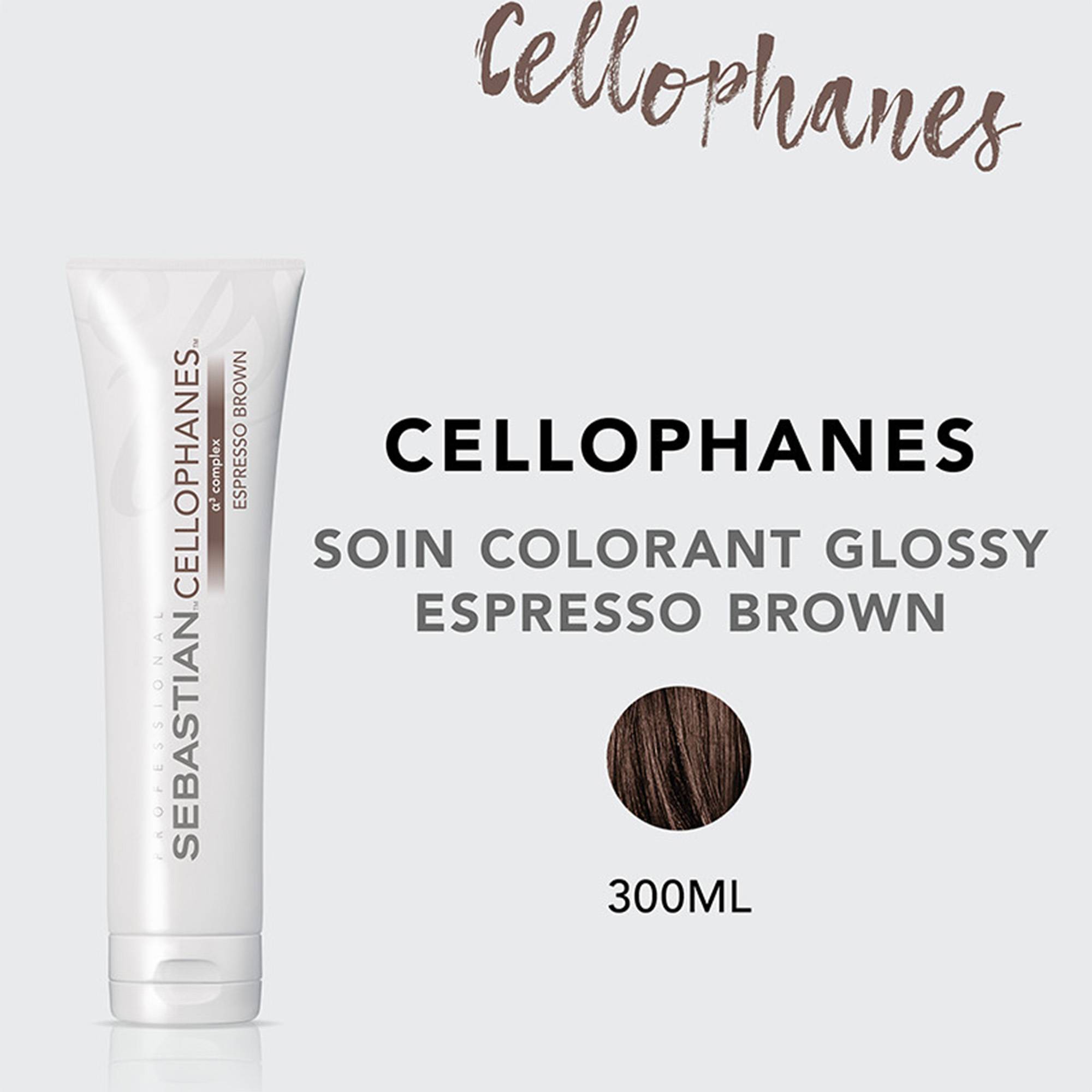 Soin colorant Cellophanes Espresso Brown de la marque Sebastian Professional - 2