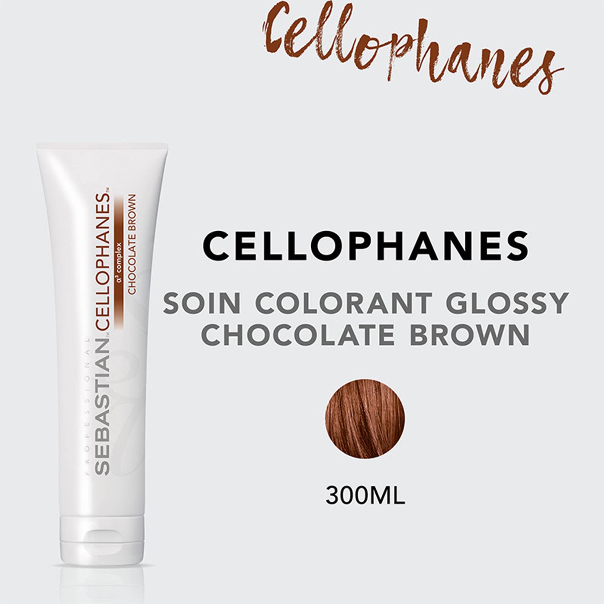 Soin colorant Cellophanes Chocolate Brown de la marque Sebastian Professional - 2