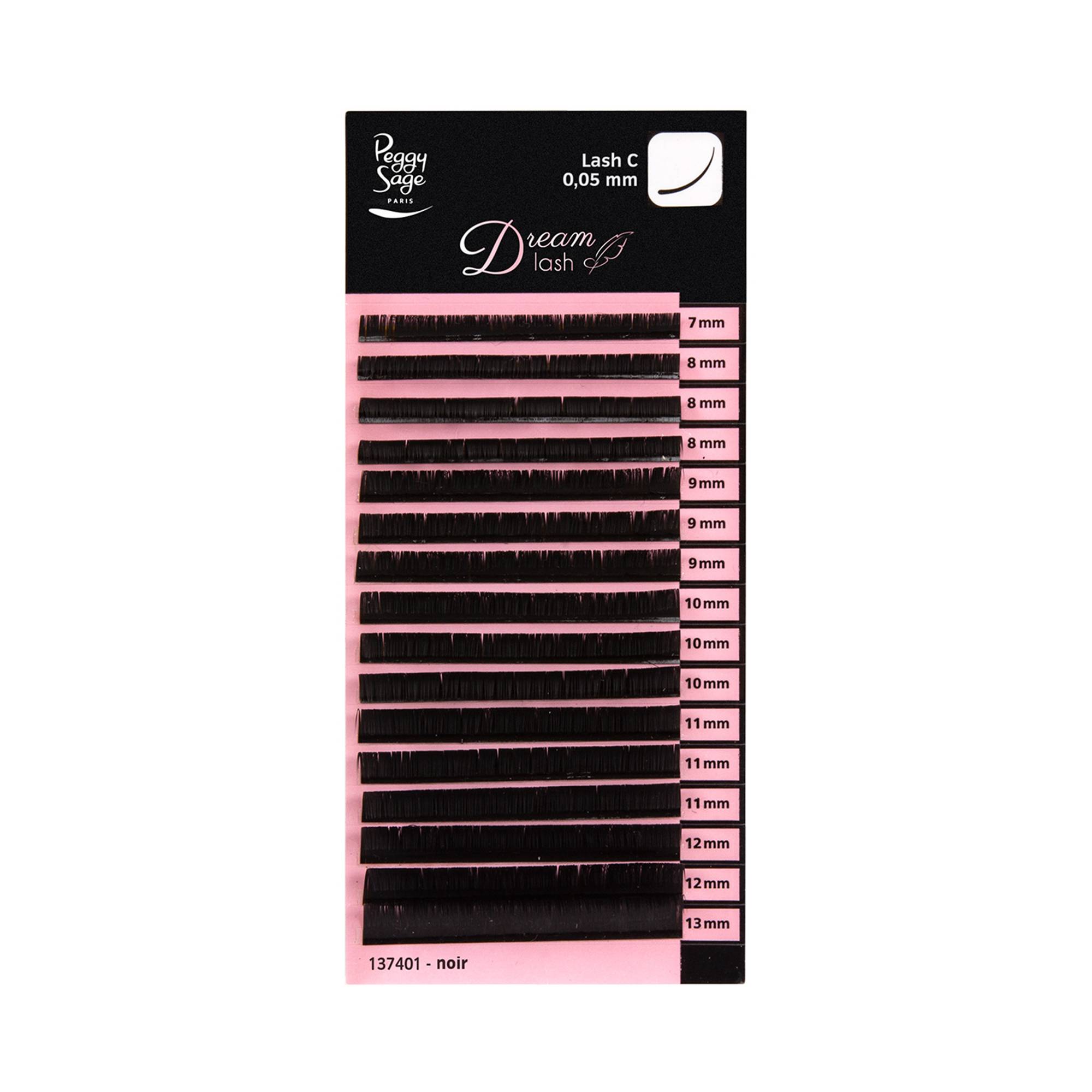 Extension de cils volume russe 5D Courbe extreme 0.05 x 7-8-9-10-11-12-13mm de la marque Peggy Sage - 1