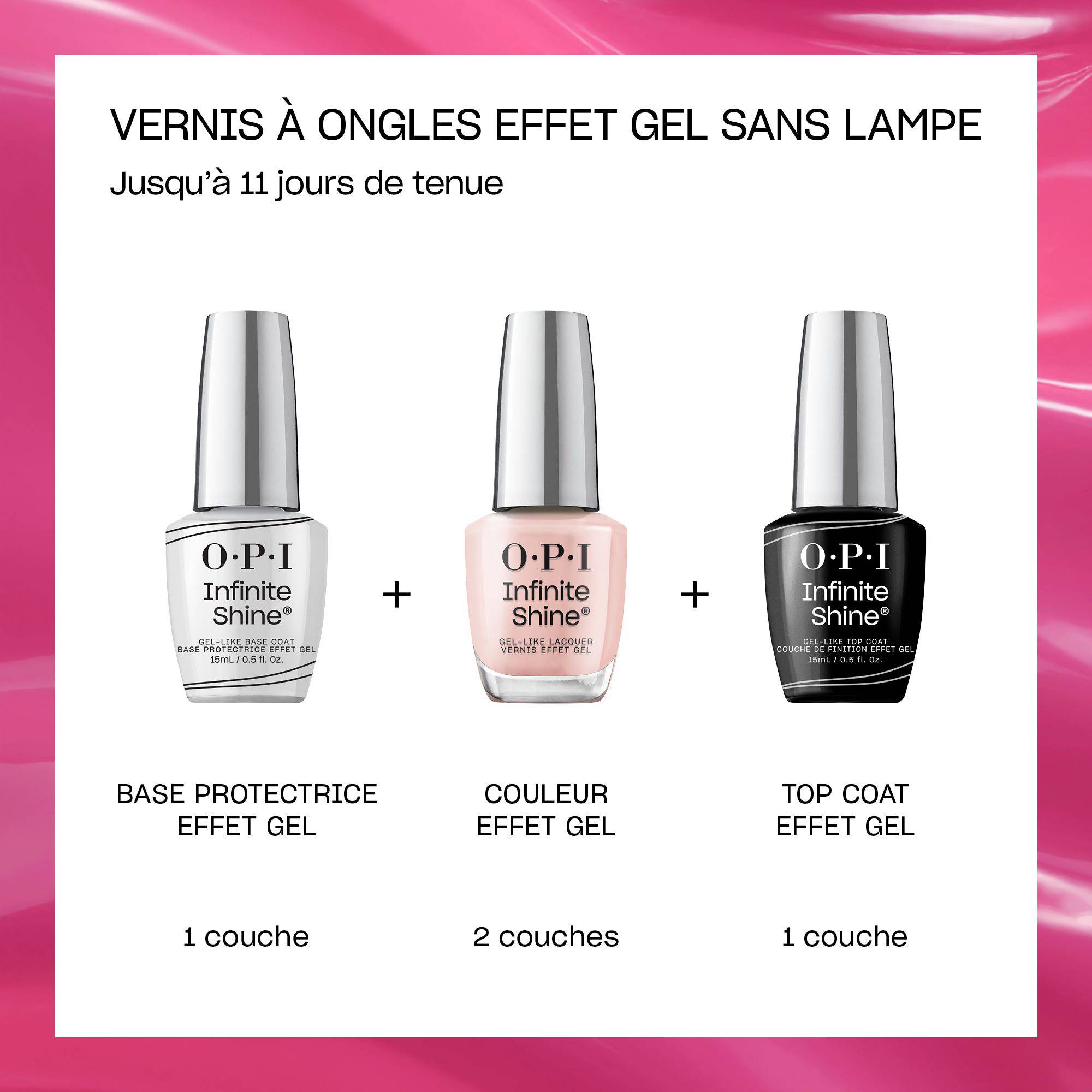 Vernis à ongles Infinite Shine - Funshine de la marque OPI Contenance 15ml - 3