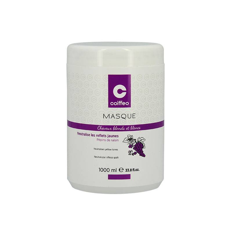 Masque déjaunisseur de la marque Coiffeo Contenance 1000ml - 1