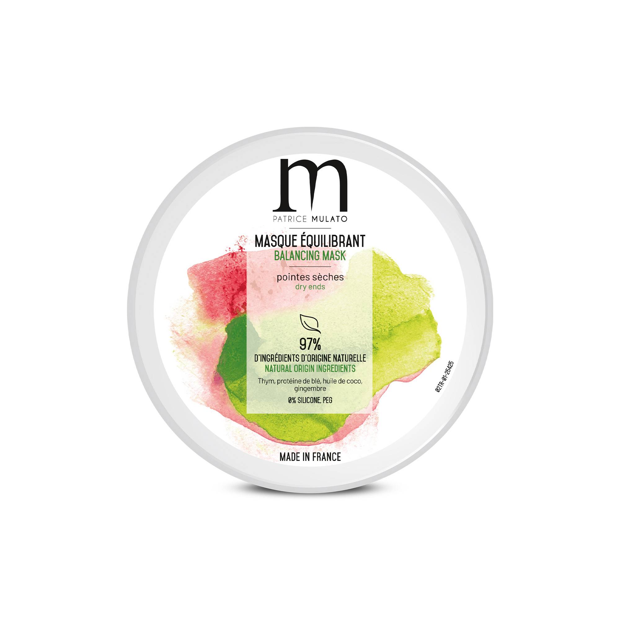 Masque équilibrant hydratant Traitant de la marque Mulato Contenance 200ml - 1