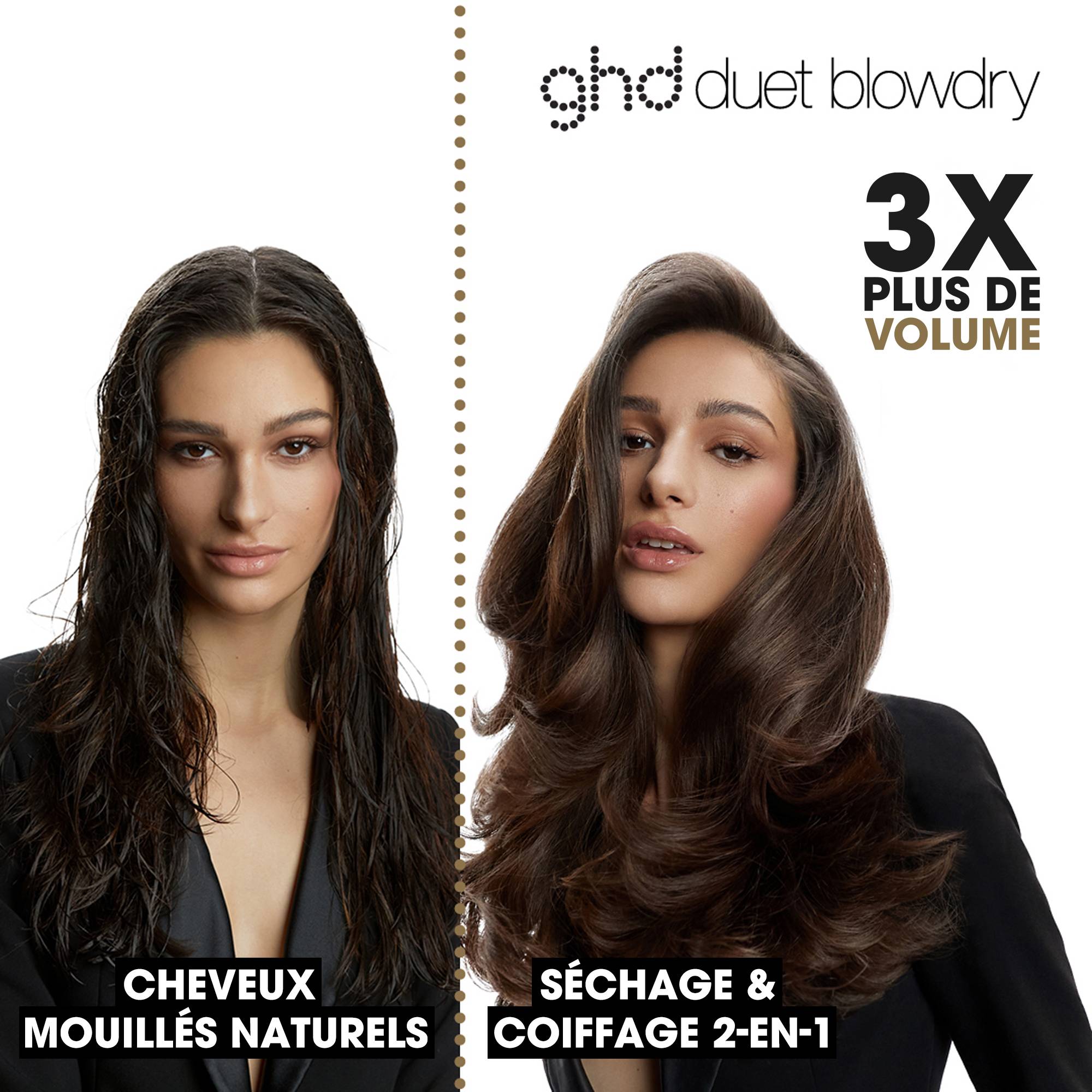 Brosse Soufflante 2-en-1 ghd Duet Blowdry Noir de la marque ghd - 3