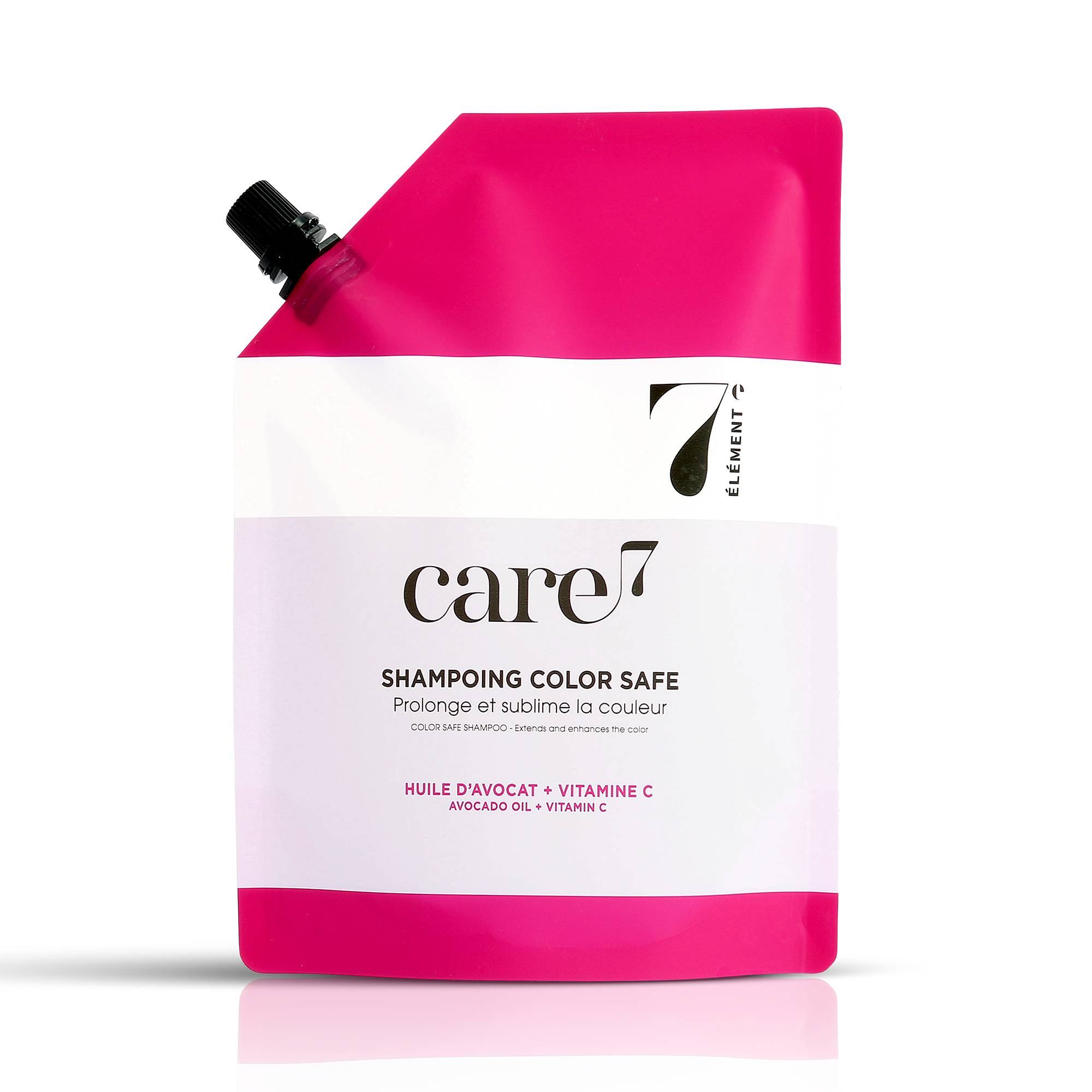 Shampoing Brillance Color Safe de la marque 7e ÉLÉMENT Contenance 600ml - 1