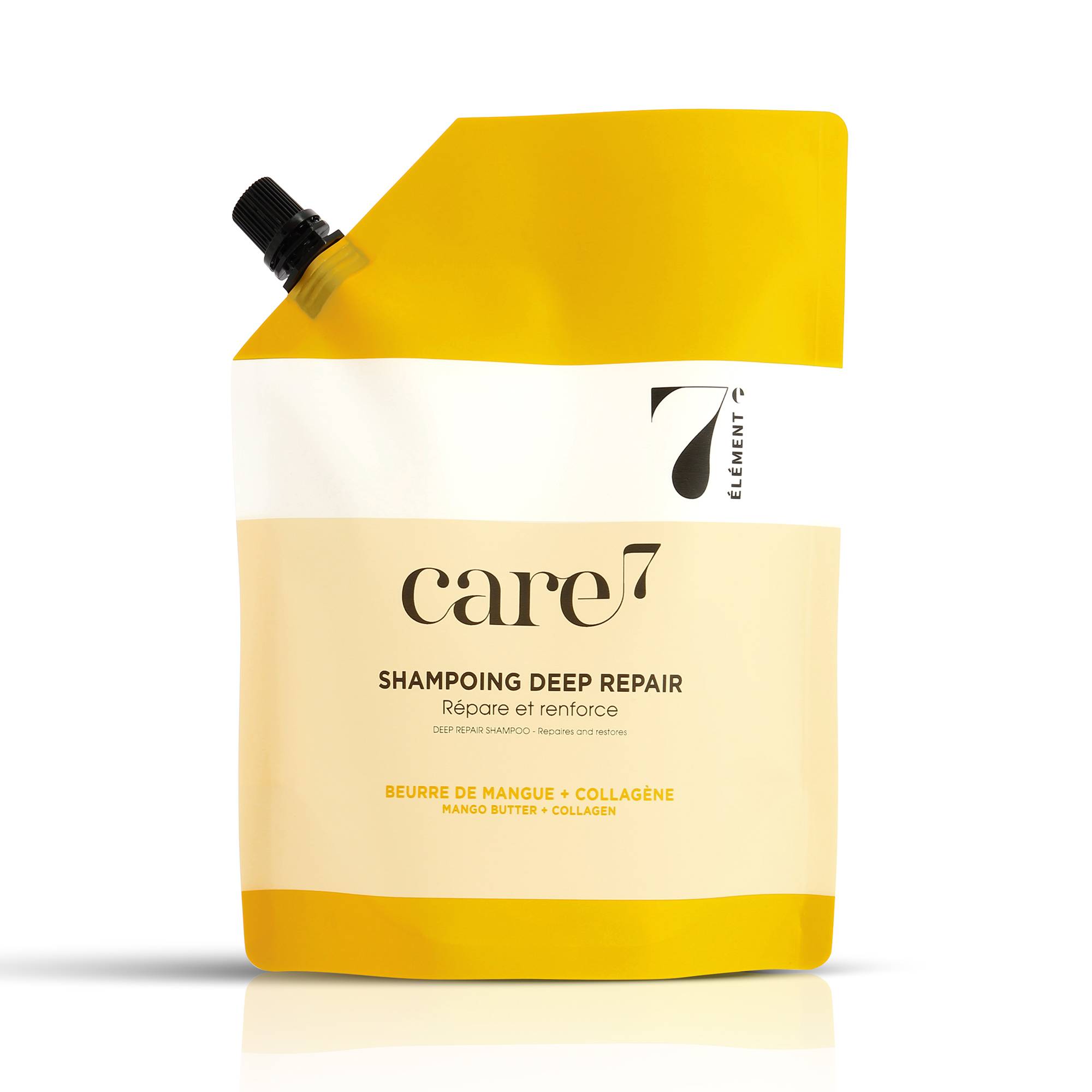 Shampoing Réparateur Deep Repair de la marque 7e ÉLÉMENT Contenance 600ml - 1