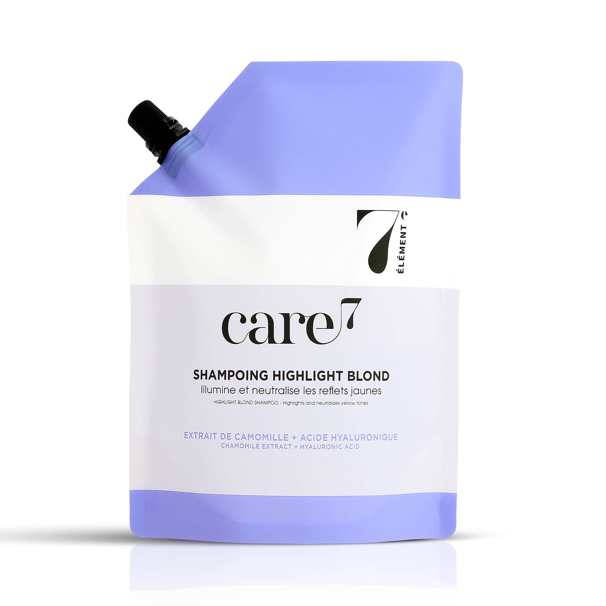 Shampoing Illuminateur Blond Highlight de la marque 7e ÉLÉMENT Contenance 600ml - 1