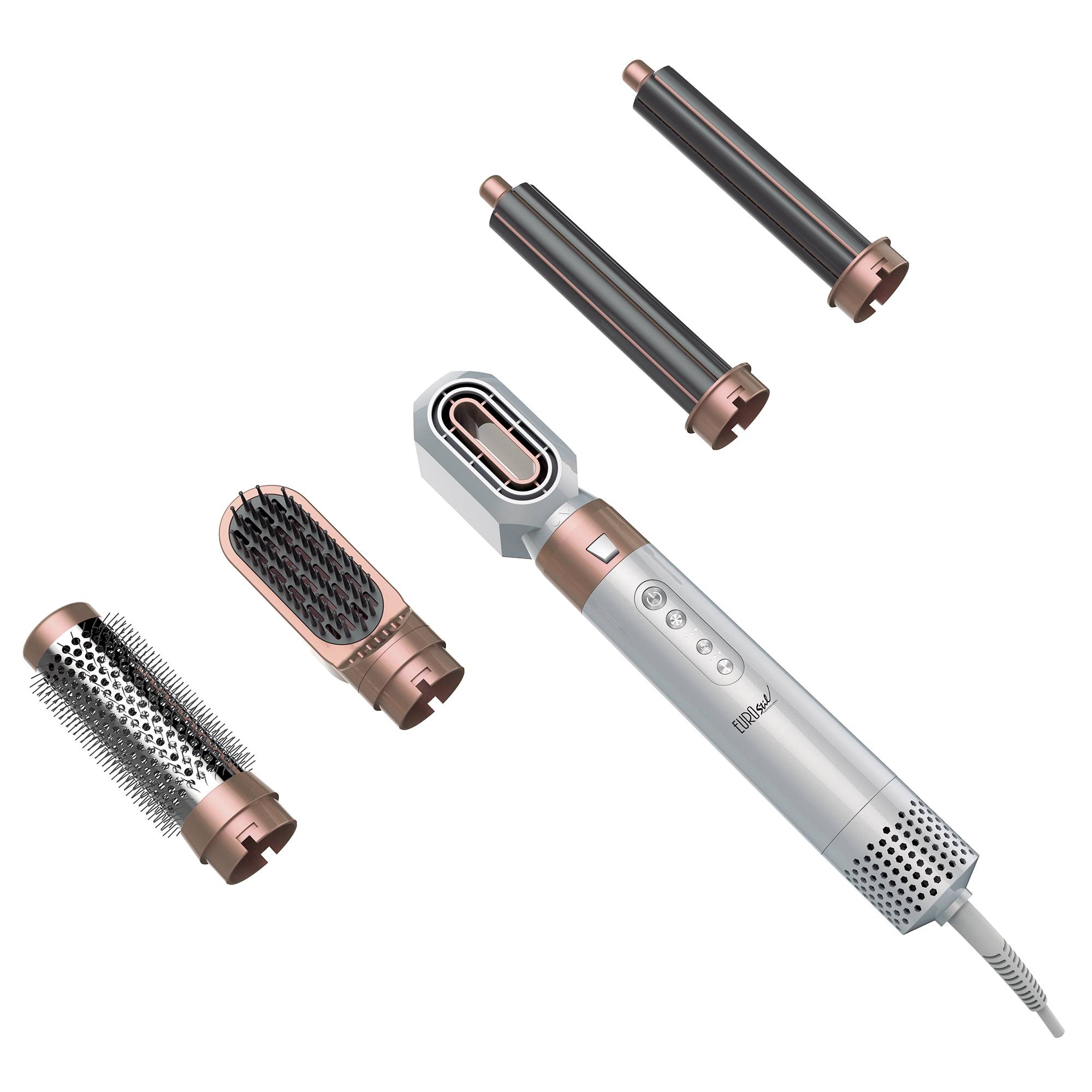 Outil de coiffage 5-en-1 PENTA - embouts interchangeables, coiffures infinies de la marque Eurostil - 1