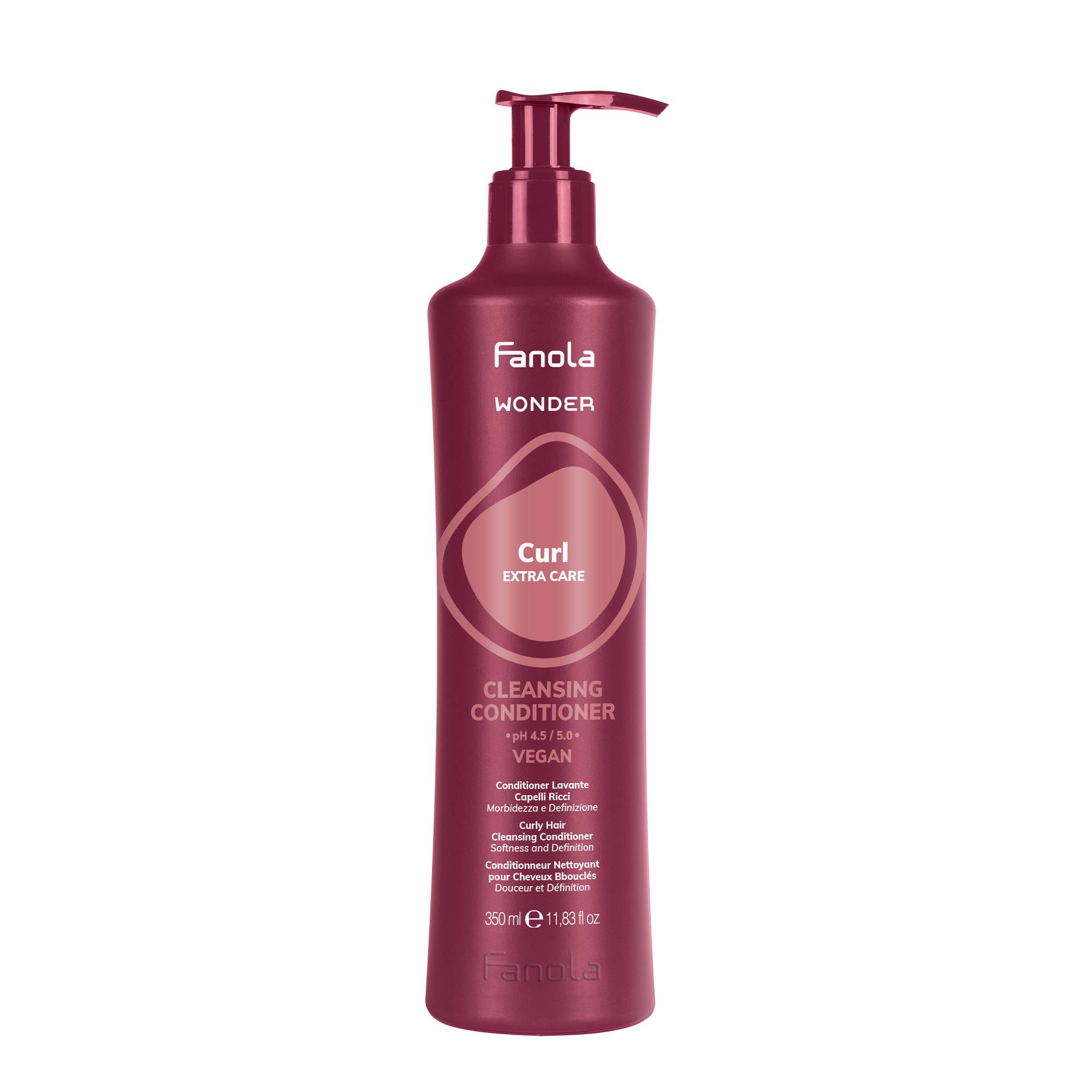 Après-shampooing nettoyant doux Wonder Curl - cheveux bouclés de la marque Fanola Contenance 350ml - 1