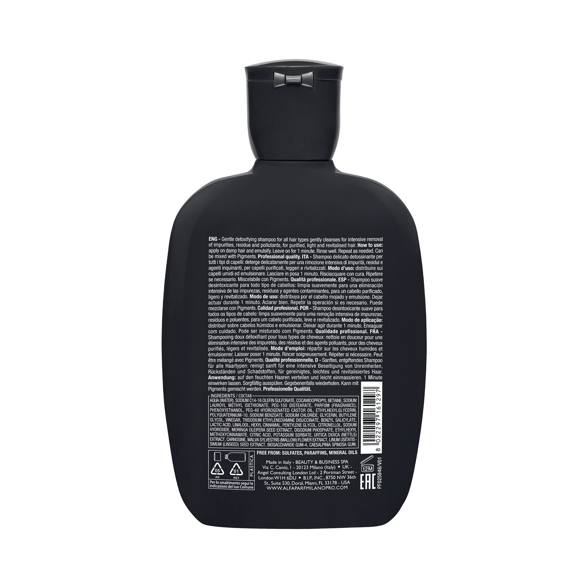 Shampoing doux détoxifiant Sublime de la marque Alfaparf Milano Contenance 250ml - 2