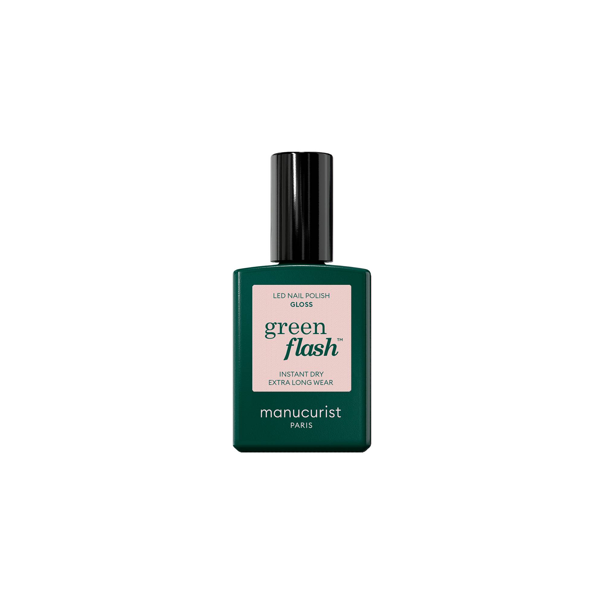 Vernis semi-permanent Green Flash™ Gloss de la marque Manucurist Contenance 15ml - 1