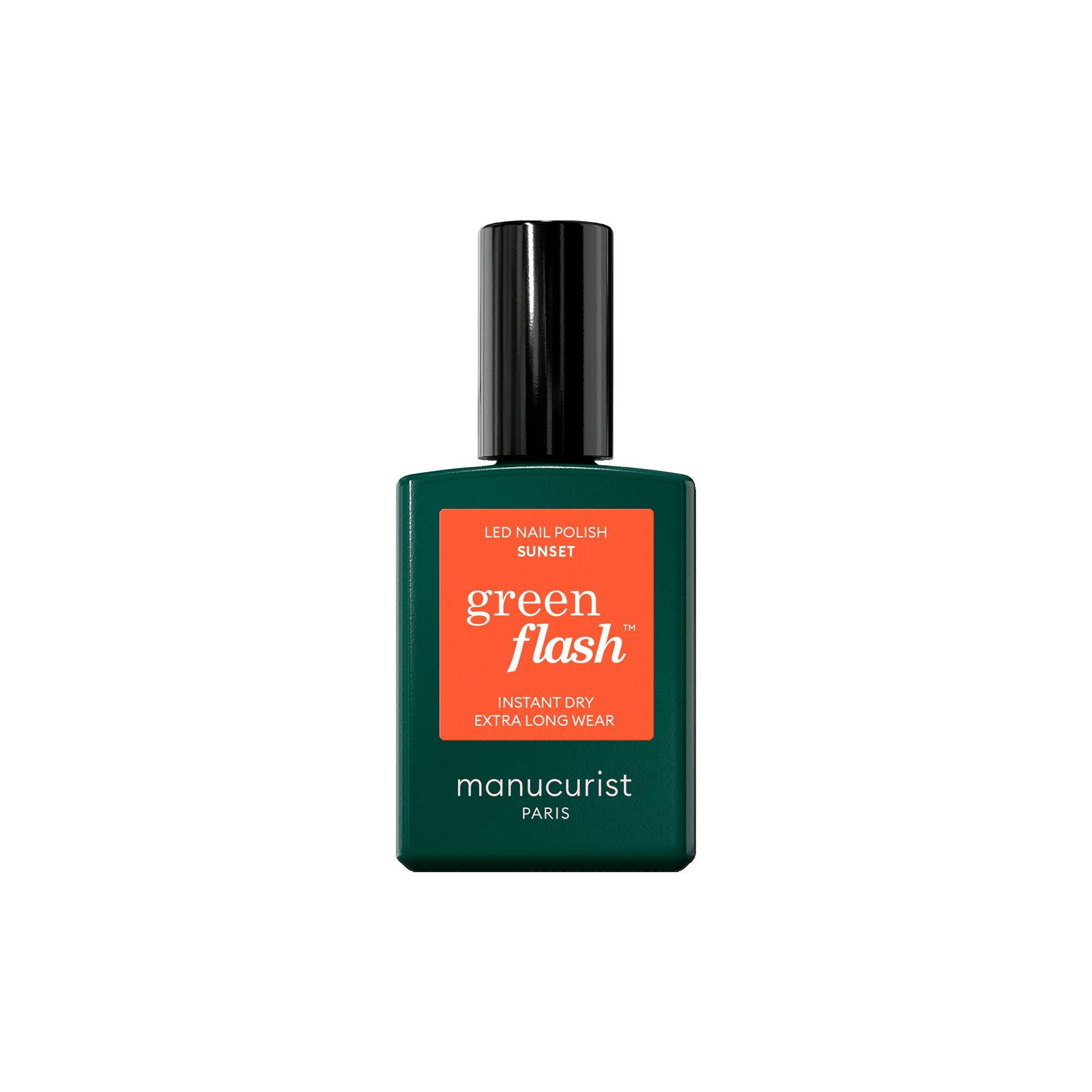 Vernis semi-permanent Green Flash™ Sunset de la marque Manucurist Contenance 15ml - 1