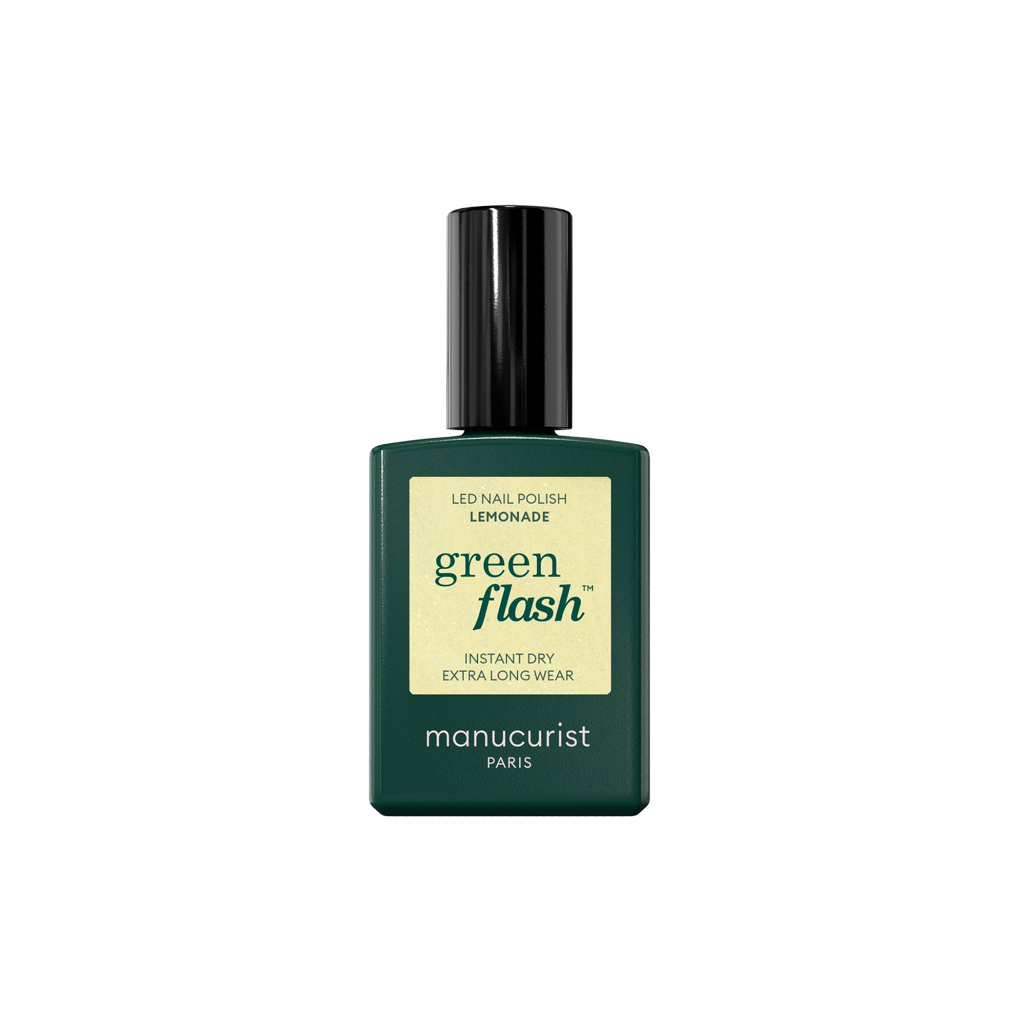 Vernis semi-permanent Green Flash™ Lemonade de la marque Manucurist Contenance 15ml - 1