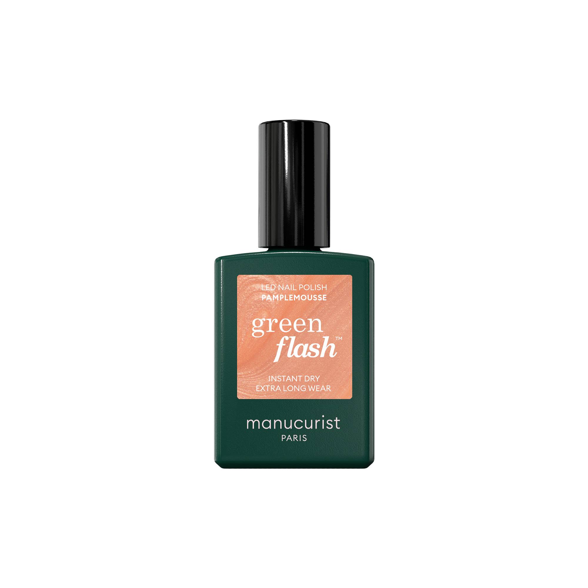 Vernis semi-permanent Green Flash™ Pamplemousse de la marque Manucurist Contenance 15ml - 1