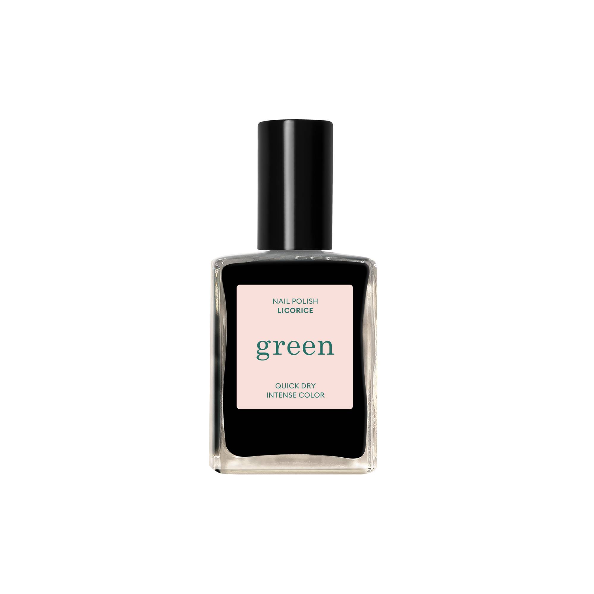 Vernis à ongles Green™ Licorice de la marque Manucurist Contenance 15ml - 1