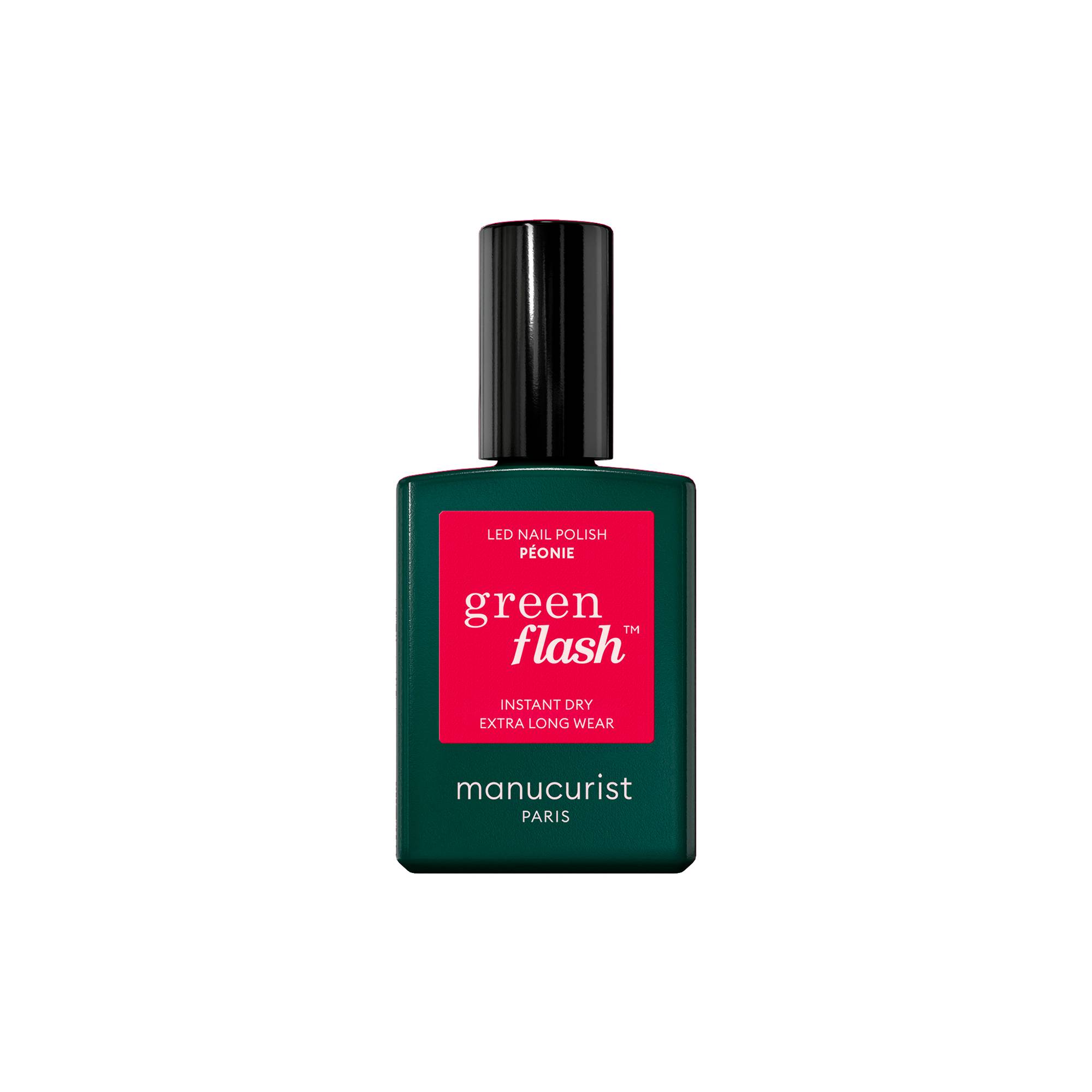 Vernis semi-permanent Green Flash™ Peonie de la marque Manucurist Contenance 15ml - 1