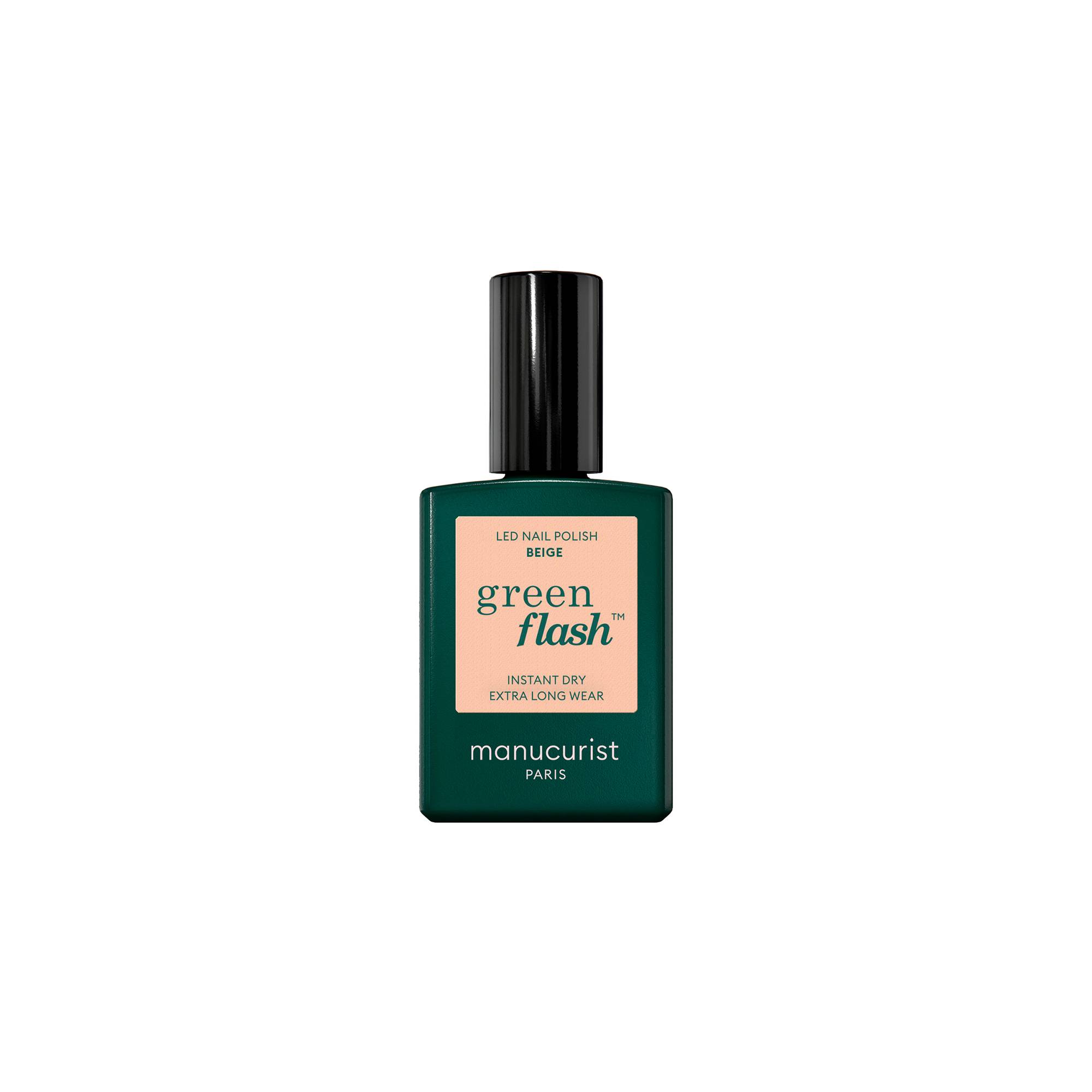 Vernis semi-permanent Green Flash™ Beige de la marque Manucurist Contenance 15ml - 1