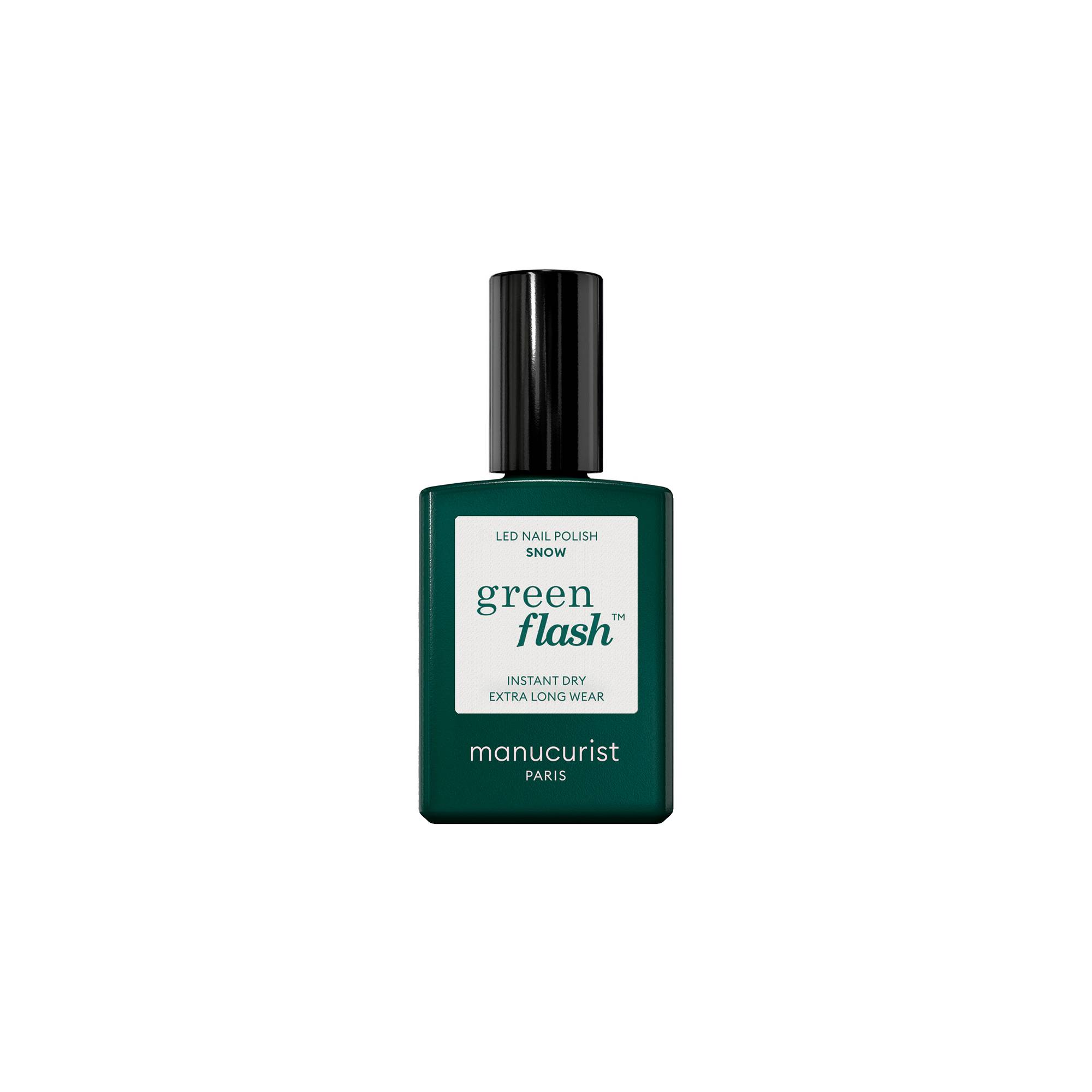 Vernis semi-permanent Green Flash™ Snow de la marque Manucurist Contenance 15ml - 1