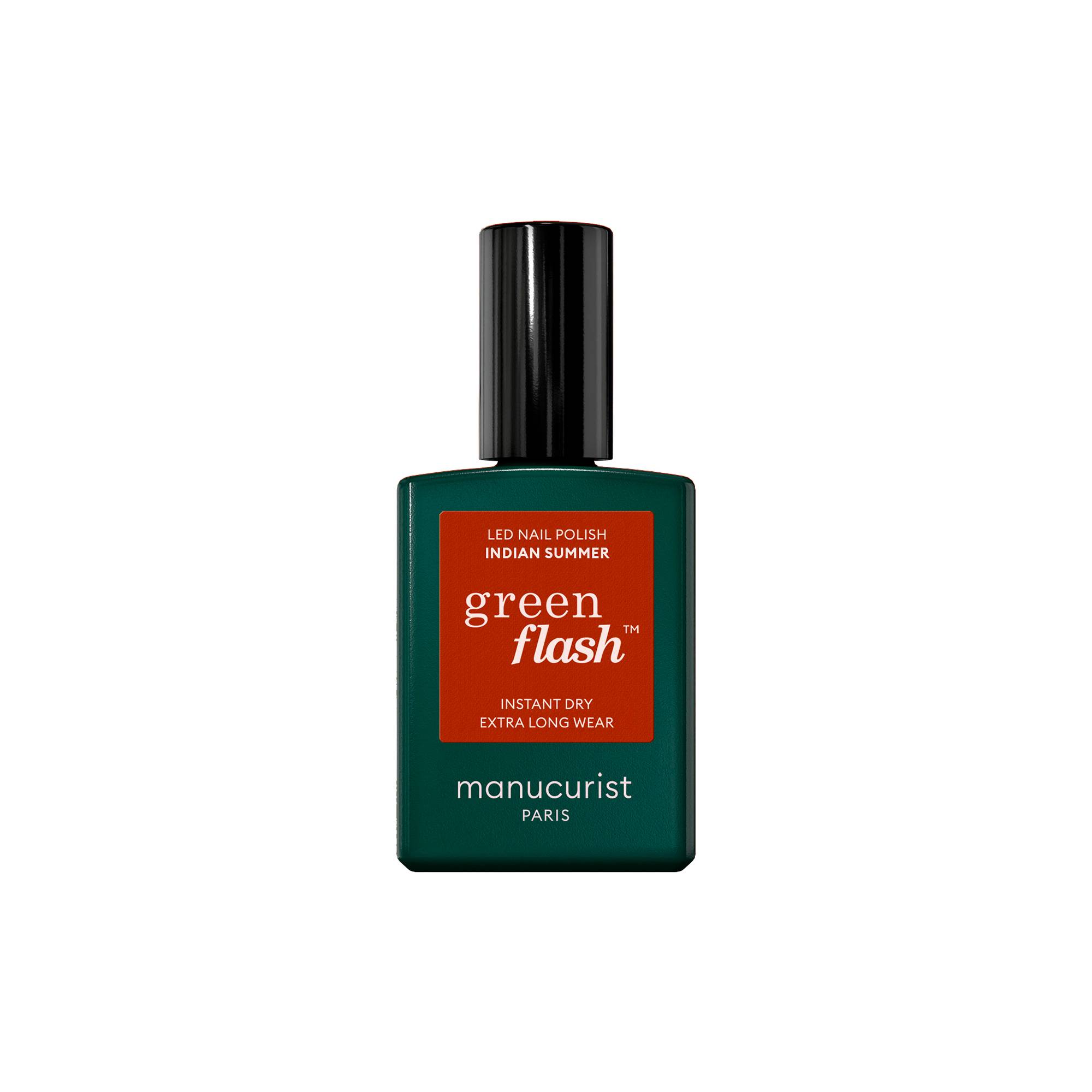 Vernis semi-permanent Green Flash™ Indian Summer de la marque Manucurist Contenance 15ml - 1