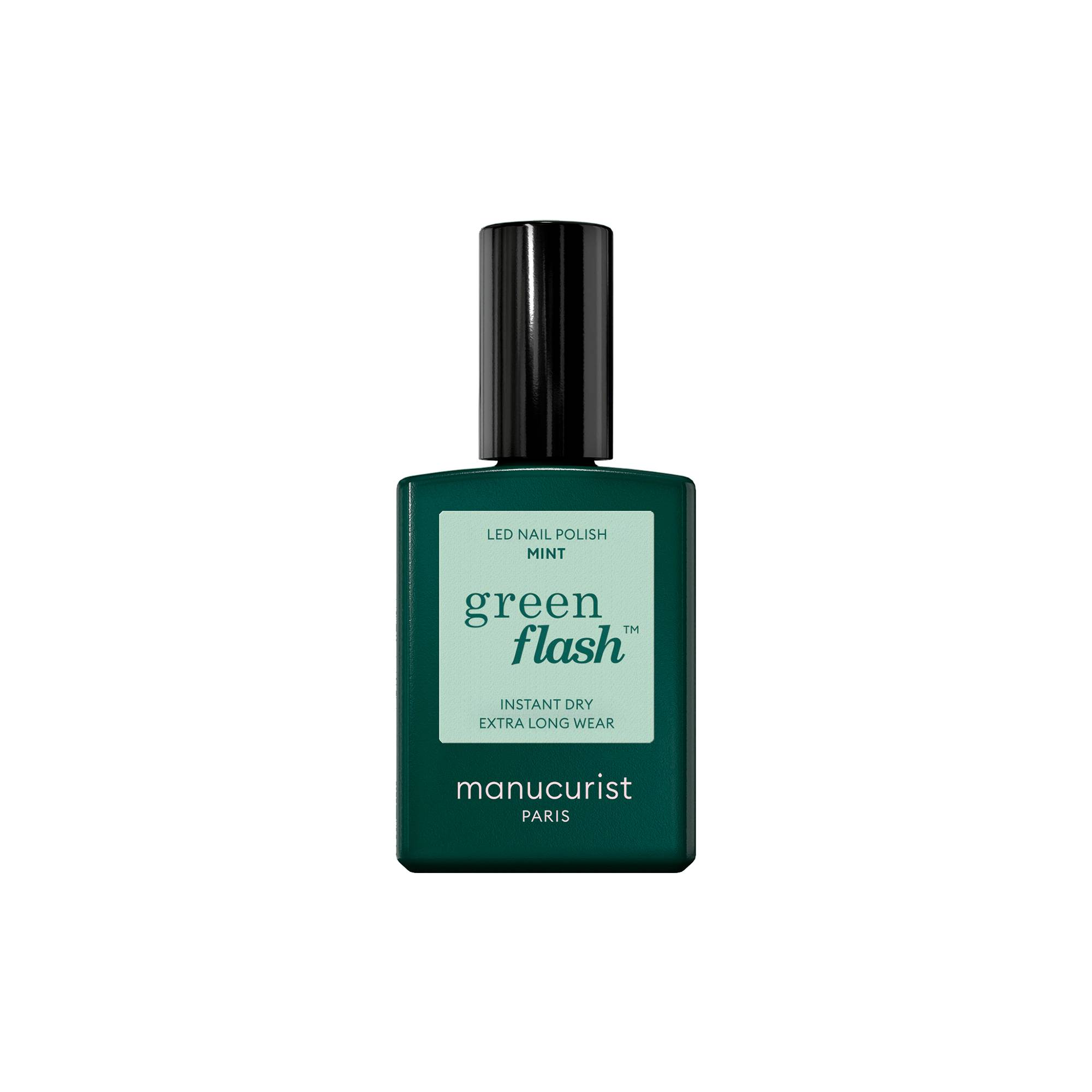 Vernis semi-permanent Green Flash™ Mint de la marque Manucurist Contenance 15ml - 1