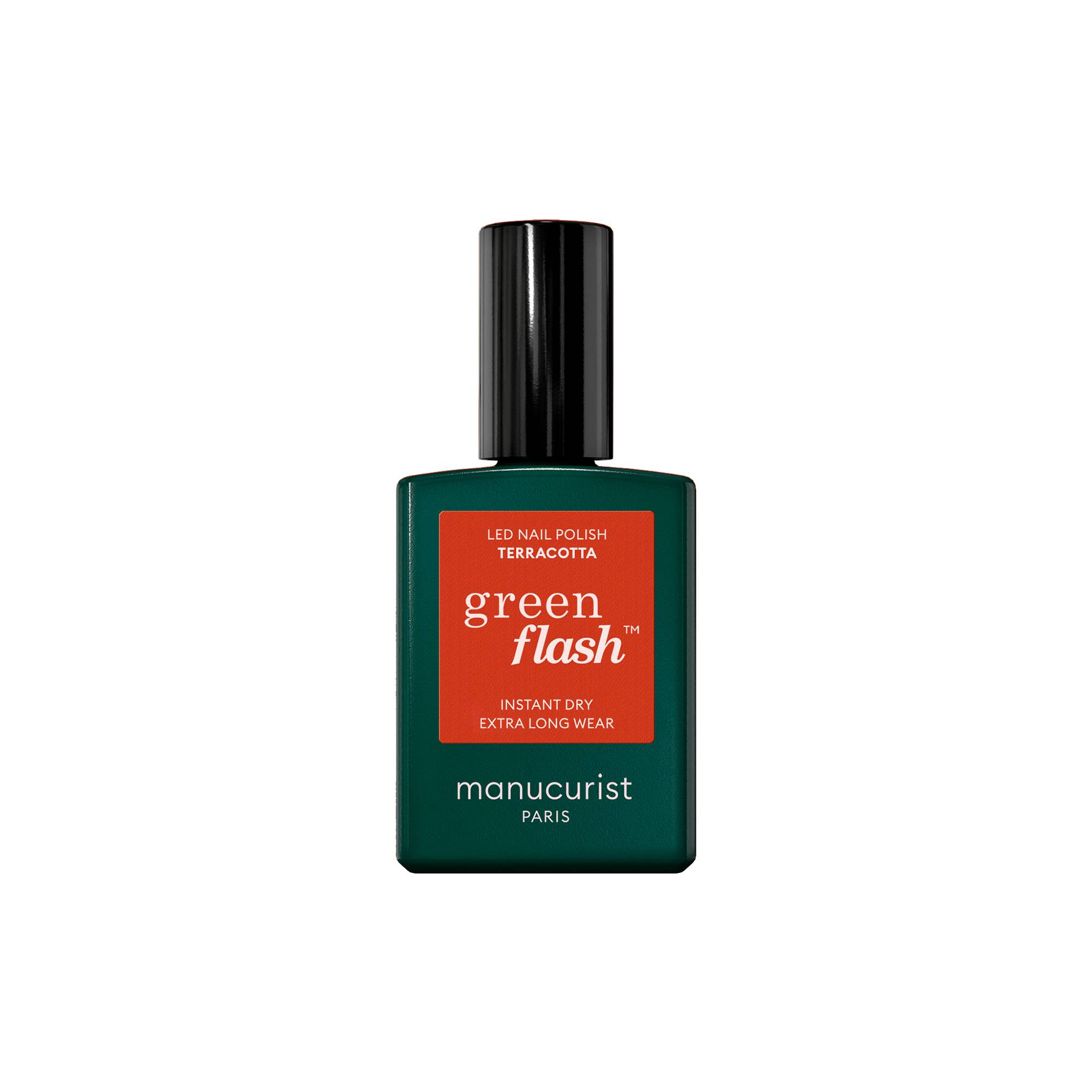 Vernis semi-permanent Green Flash™ Terracotta de la marque Manucurist Contenance 15ml - 1