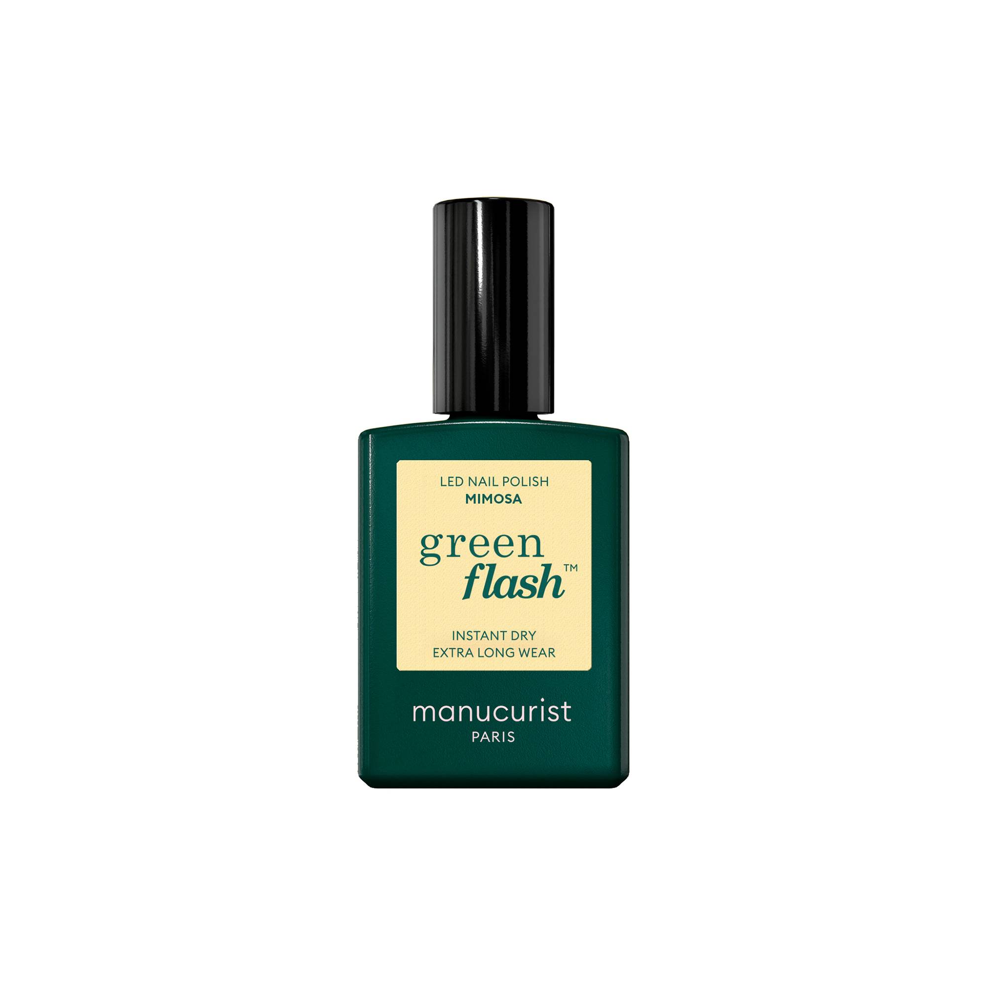 Vernis semi-permanent Green Flash™ Mimosa de la marque Manucurist Contenance 15ml - 1