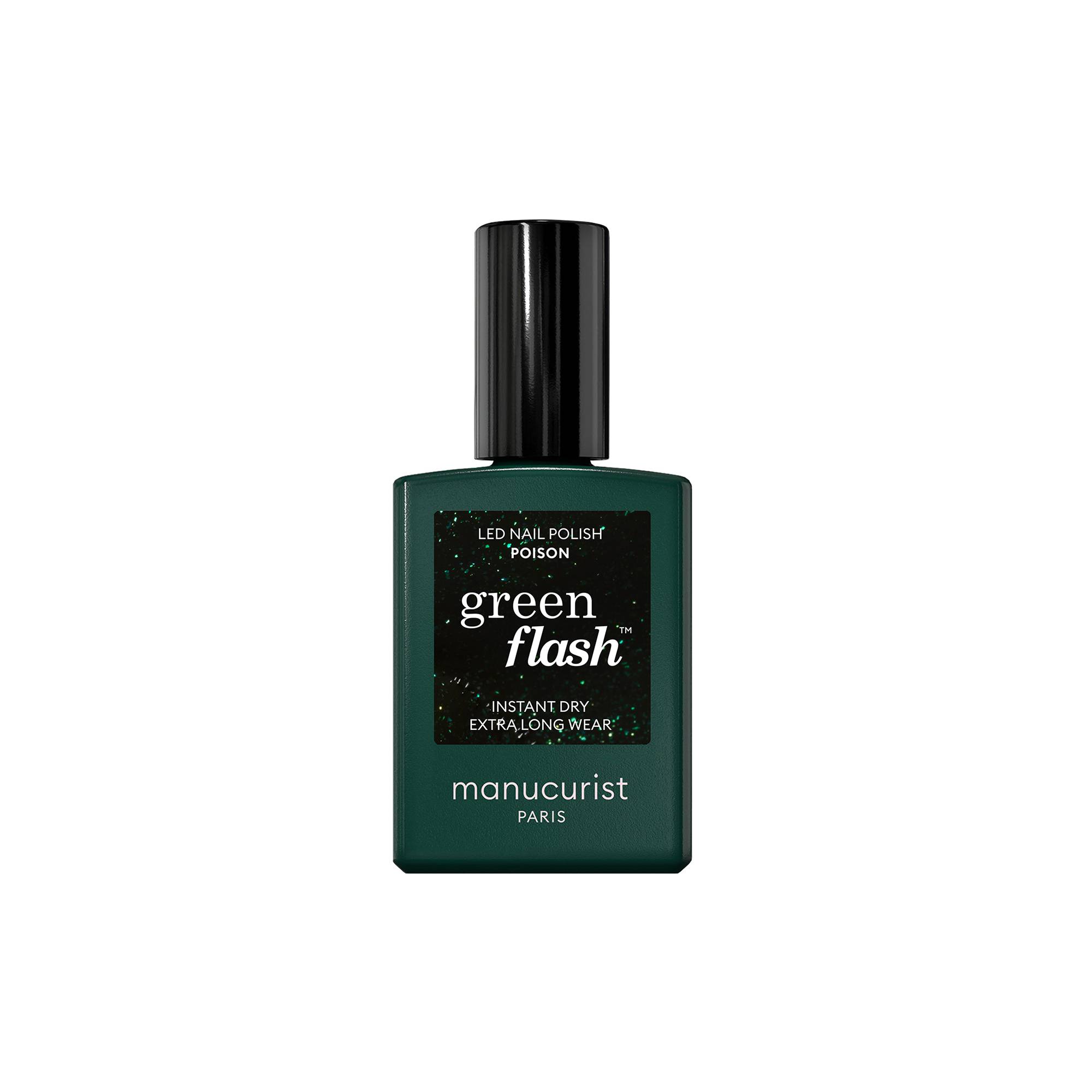 Vernis semi-permanent Green Flash™ Poison de la marque Manucurist Contenance 15ml - 1