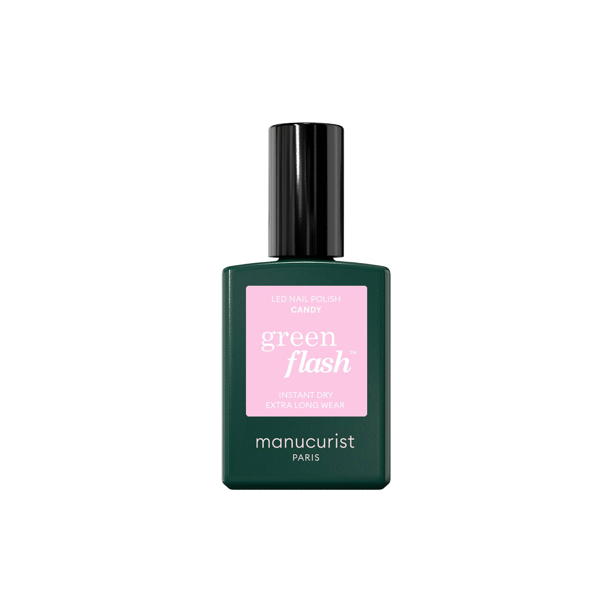 Vernis semi-permanent Green Flash™ Candy de la marque Manucurist Contenance 15ml - 1