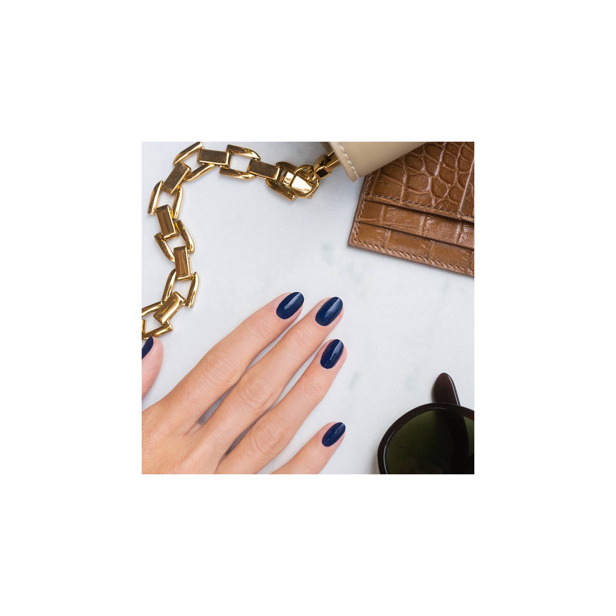 Vernis à ongles Green™ Navy Blue de la marque Manucurist Contenance 15ml - 5